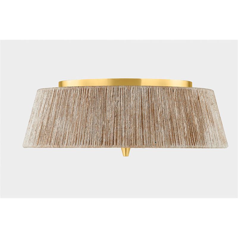 Cortney Bishop George 18 Inch 3 Light Semi Flush Mount by Hudson Valley Lighting