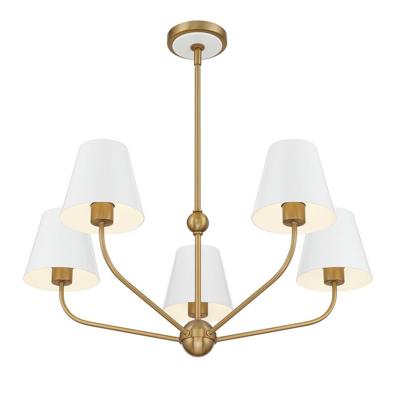 Xavier 28 Inch Chandelier by Crystorama