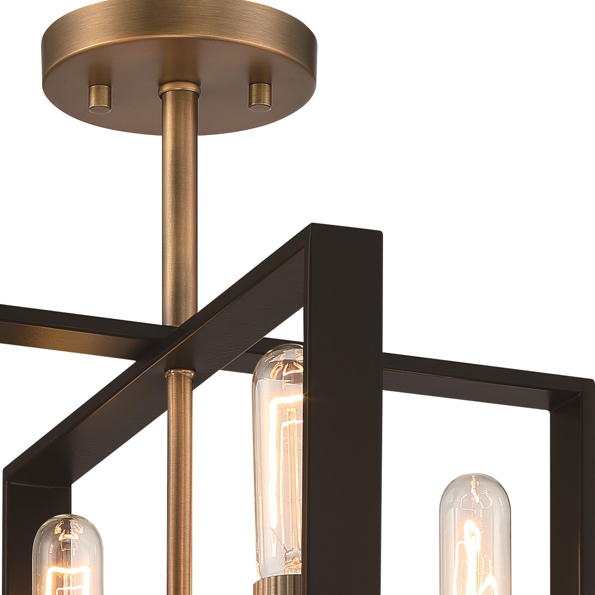 Chicago Pm 15 Inch 4 Light Semi Flush Mount by Designers Fountain