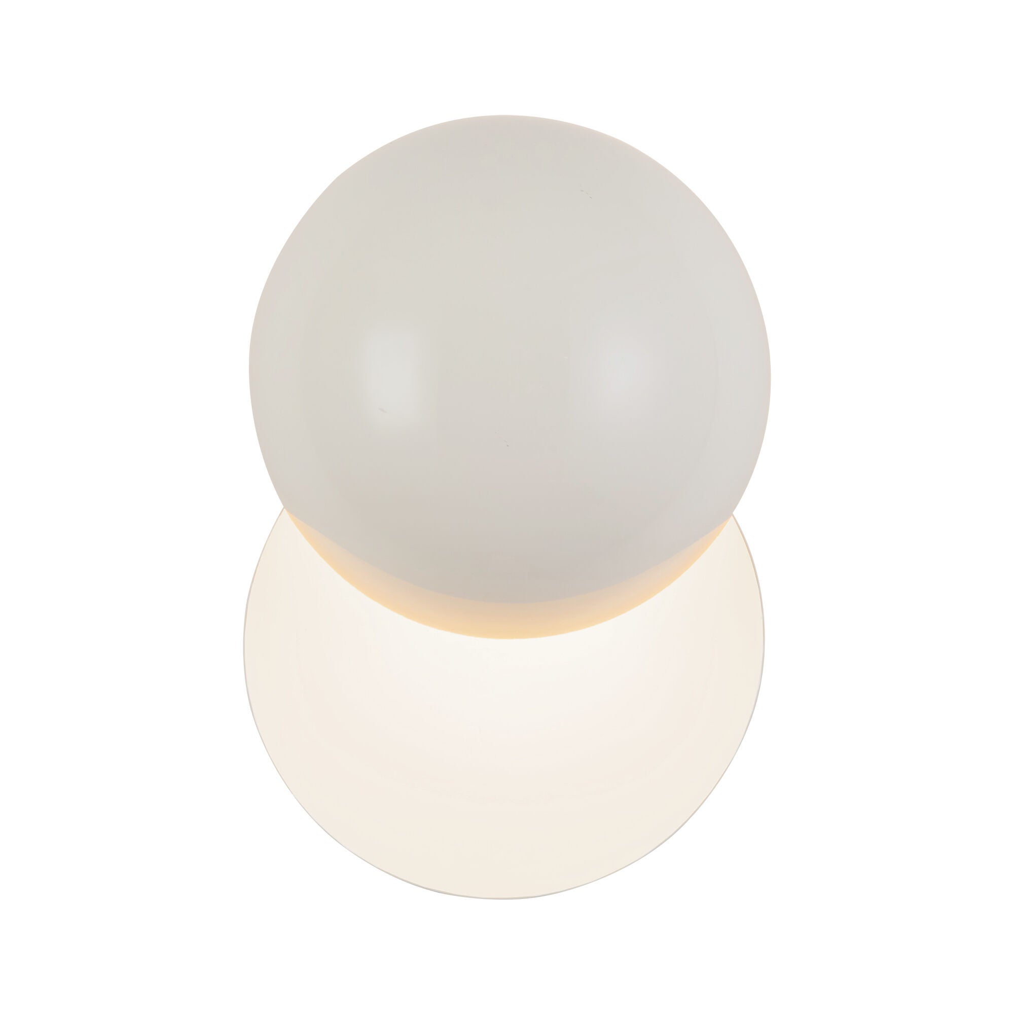 Shown in Pearl White finish and Steel shade
