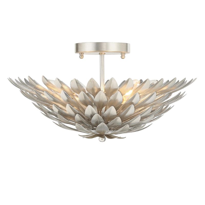 Broche 16 Inch 4 Light Semi Flush Mount by Crystorama