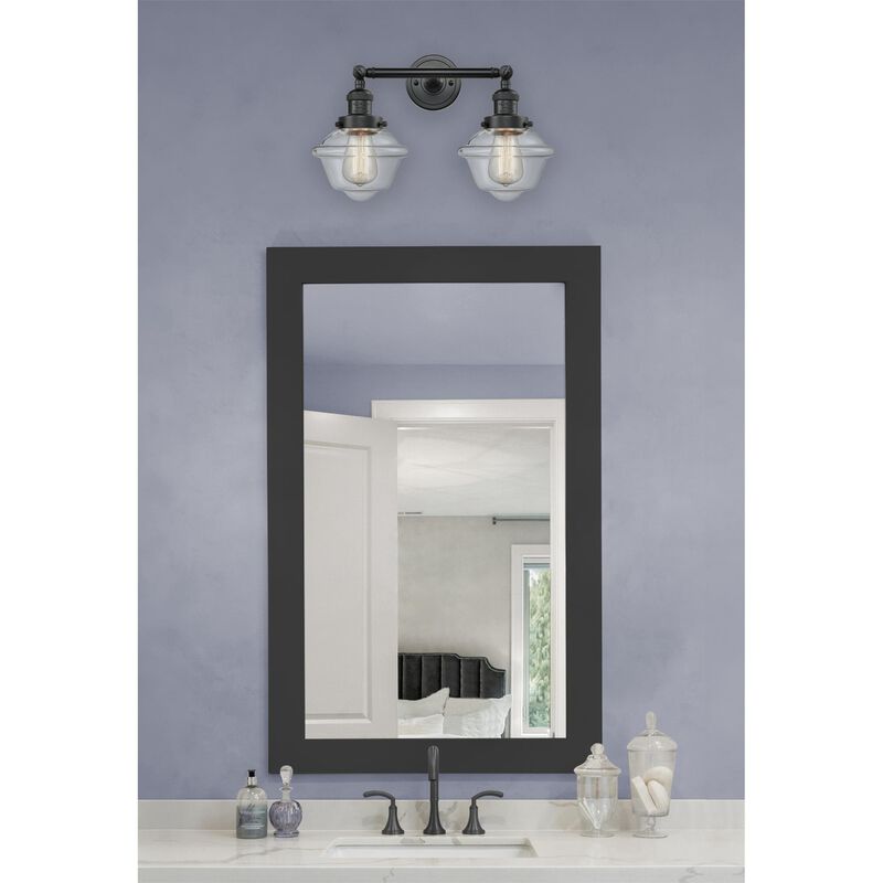 Bruno Marashlian Small Oxford 17 Inch 2 Light Bath Vanity Light by Innovations Lighting