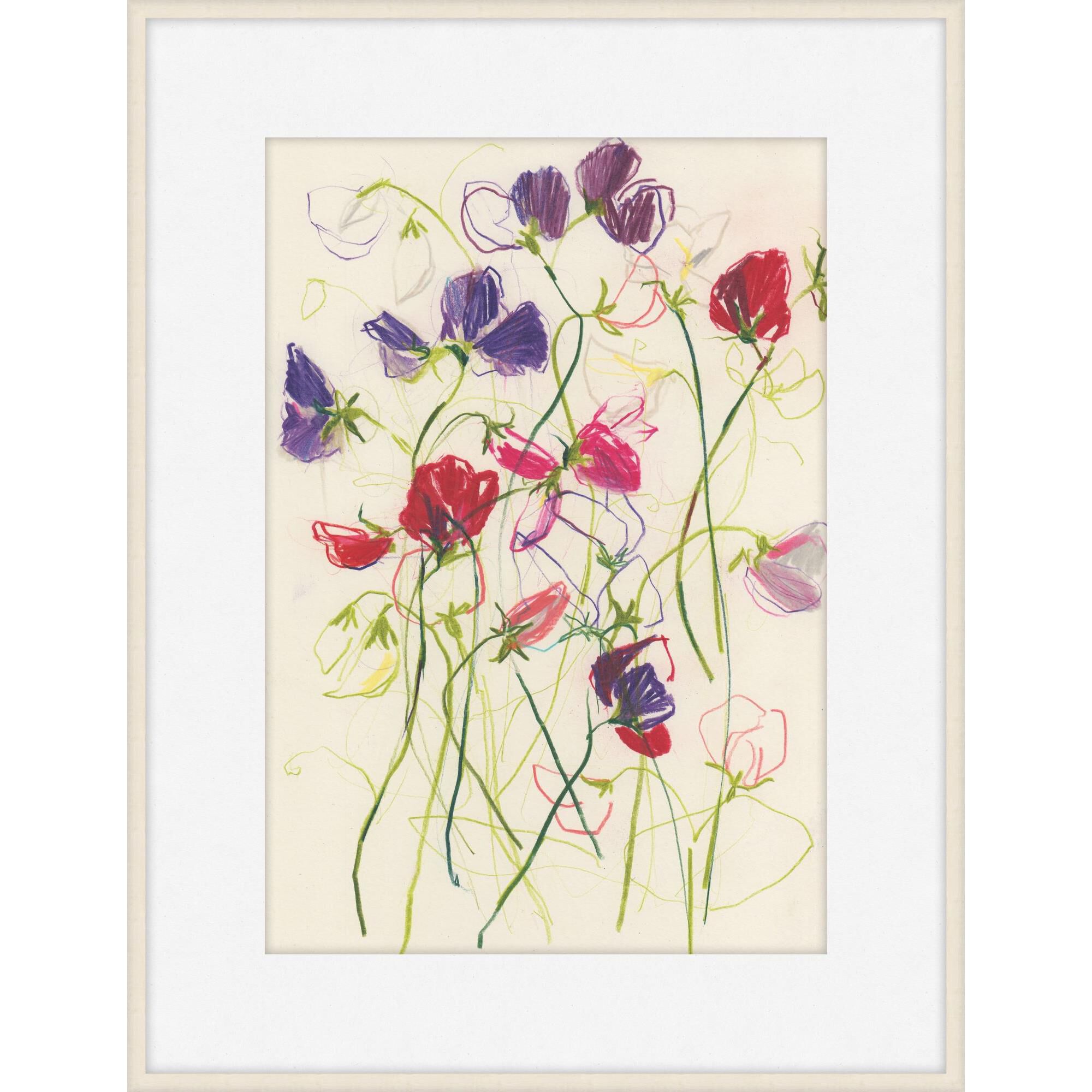 Sweet Peas Print by LEVEL57