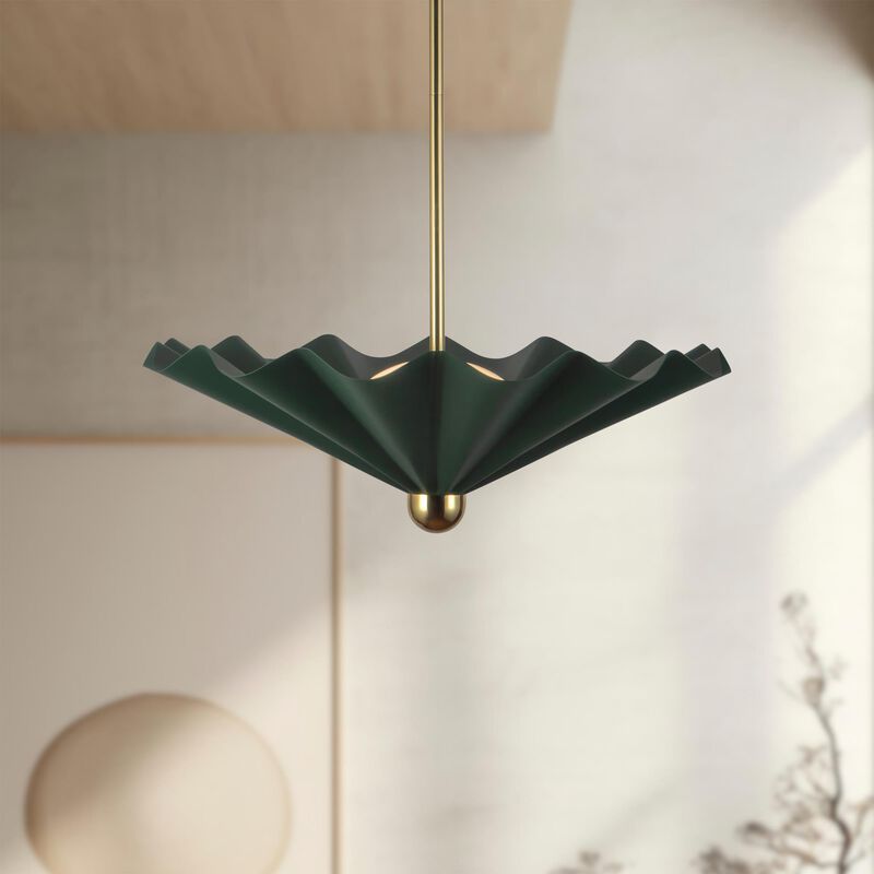 Jason Koharik Furrow 25 Inch Large Pendant by Alora Lighting