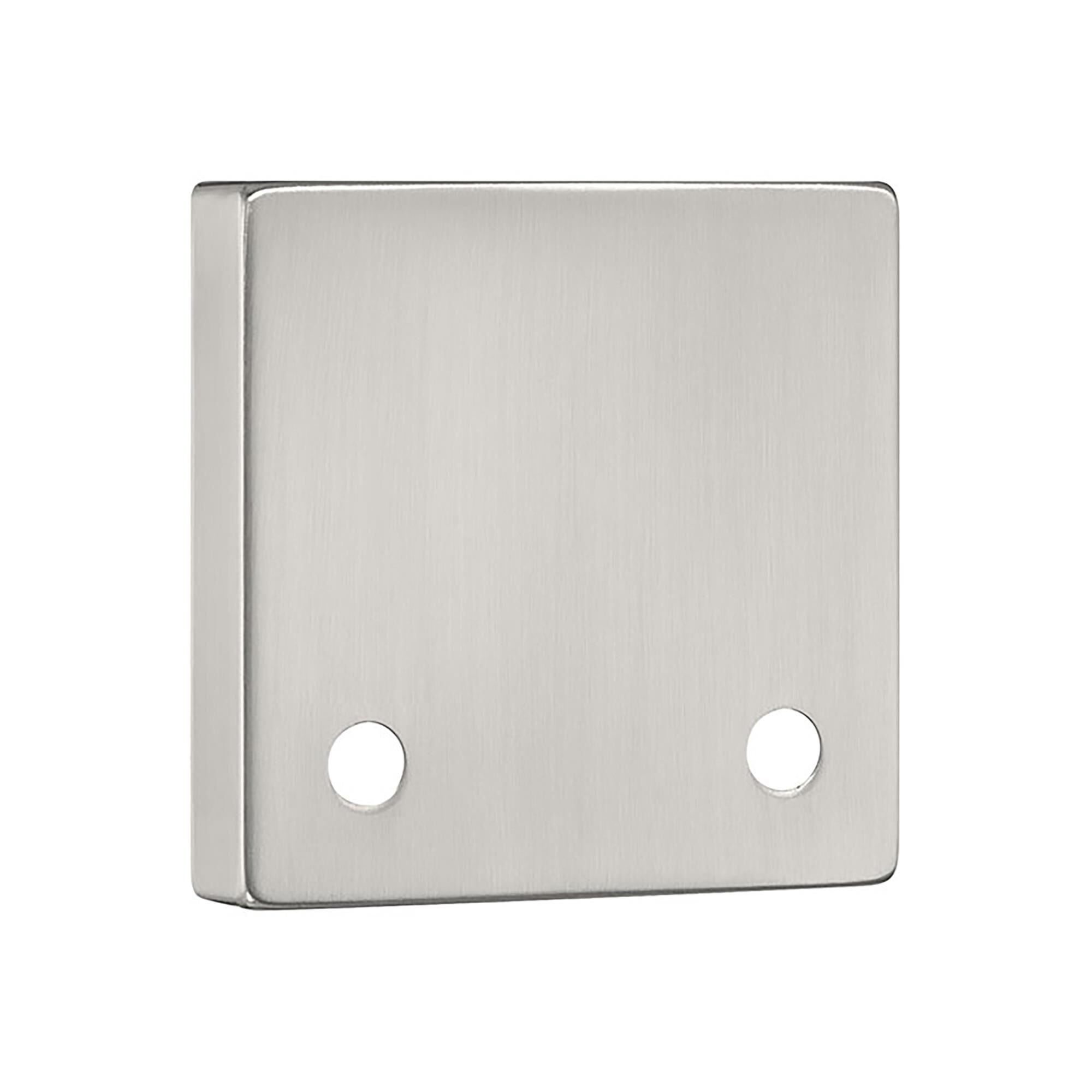 Shown in Brushed Nickel finish and White Frosted glass