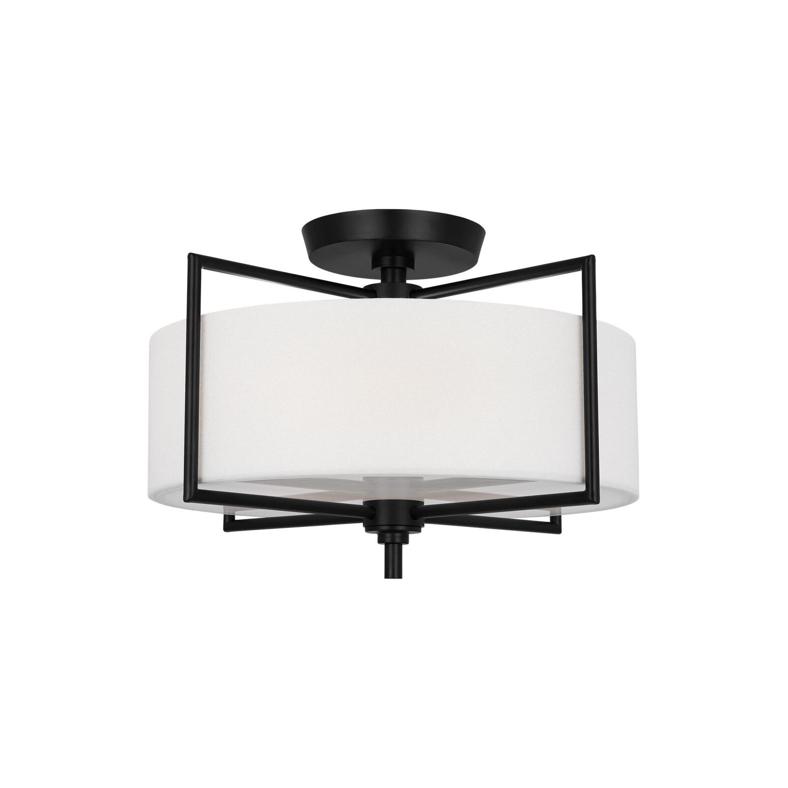 Perno 15 Inch 2 Light Semi Flush Mount | Capitol Lighting