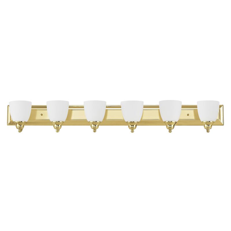 Springfield 48 Inch 6 Light Bath Vanity Light by Livex Lighting