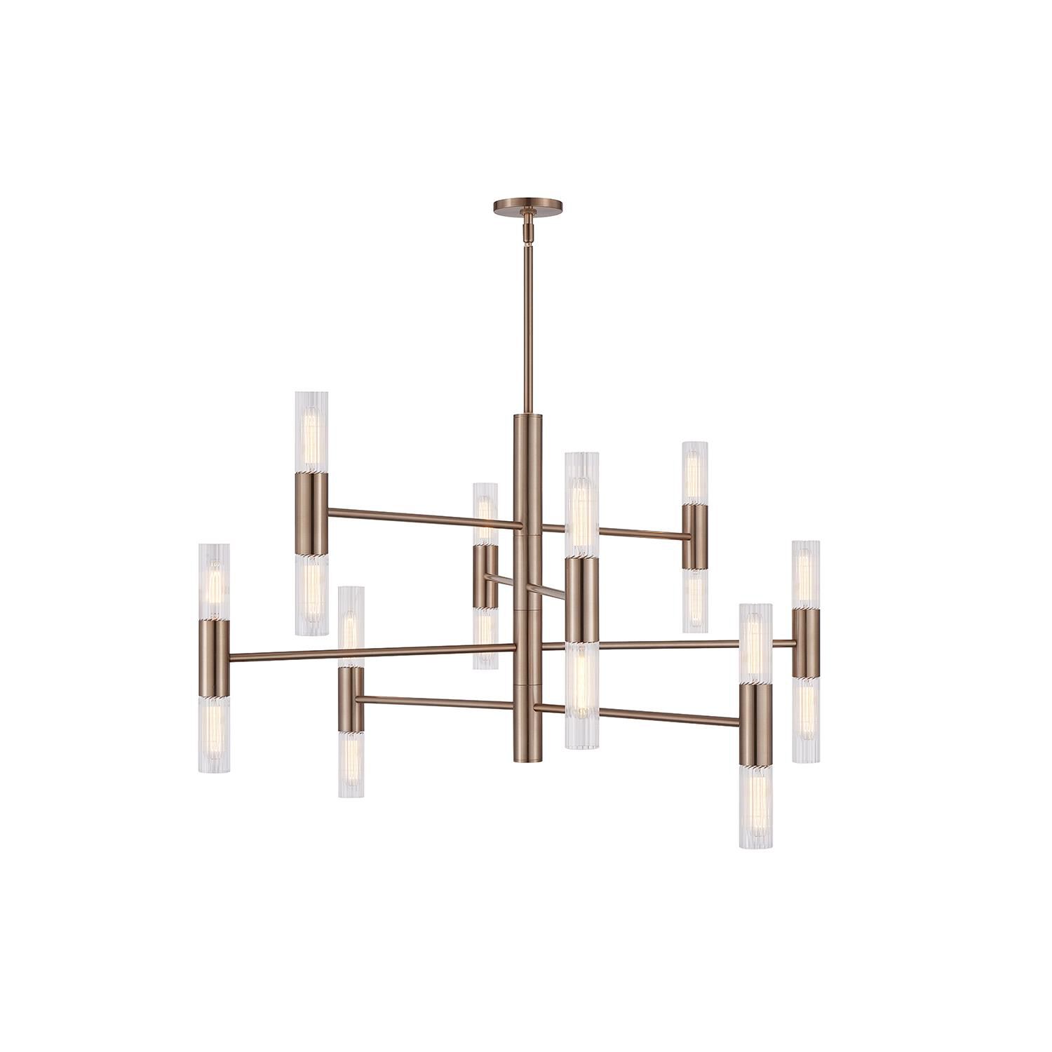 Fusion Rimini 45 Inch Chandelier by Justice Design Group