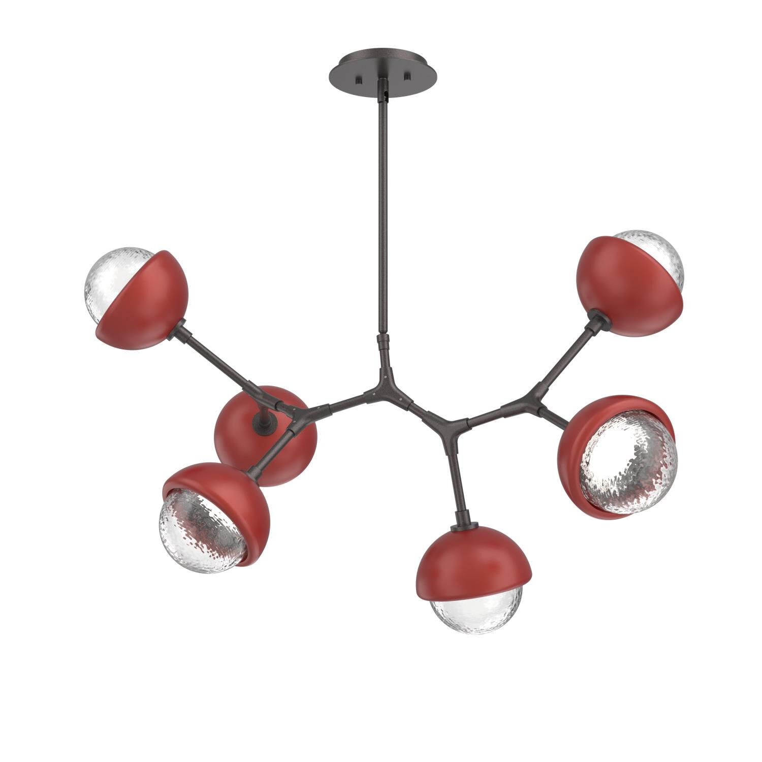 Levi Wilson Cabochon 31 Inch Linear Suspension Light by Hammerton Studio