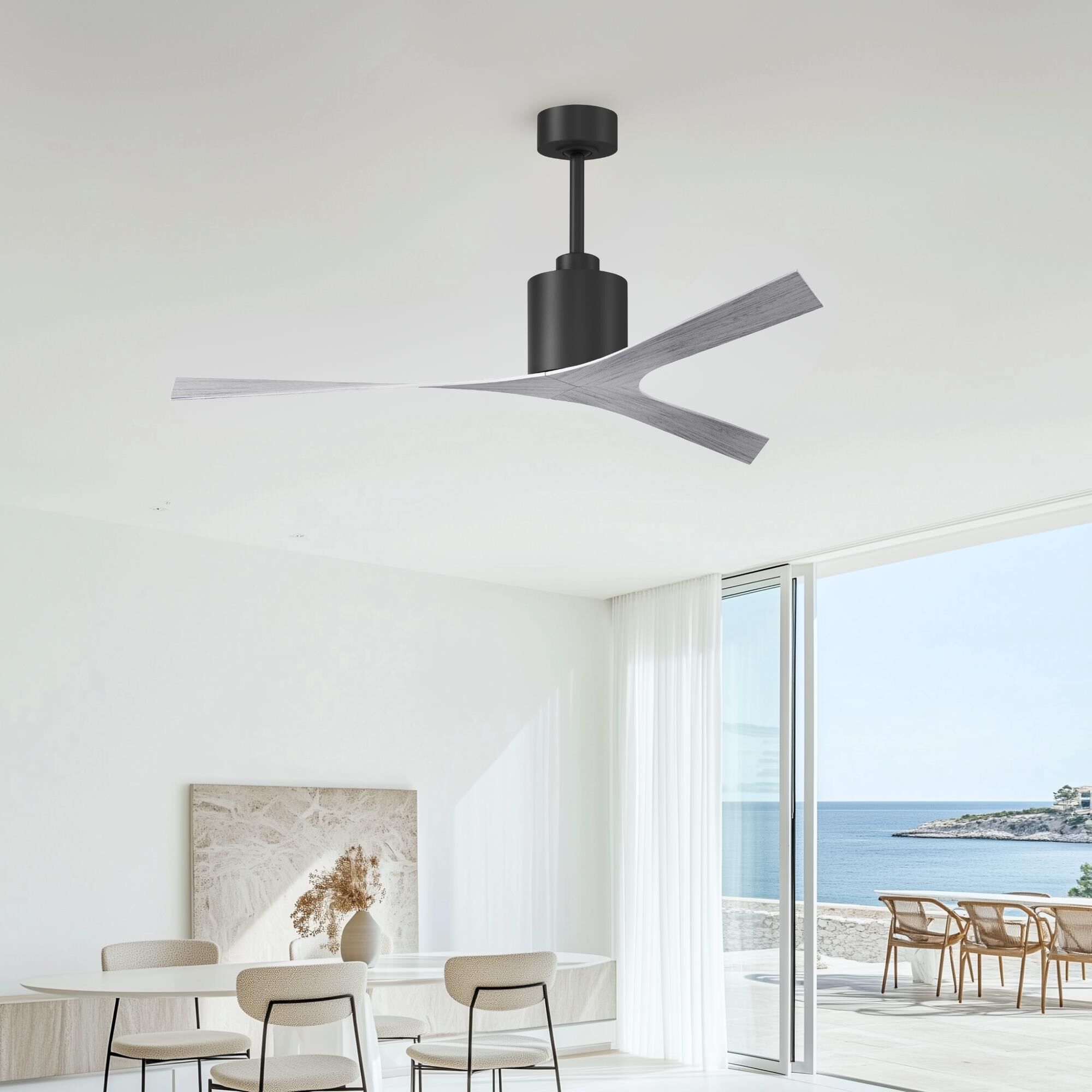 Molly 56 Inch Ceiling Fan with Light Kit by Matthews Fan Company