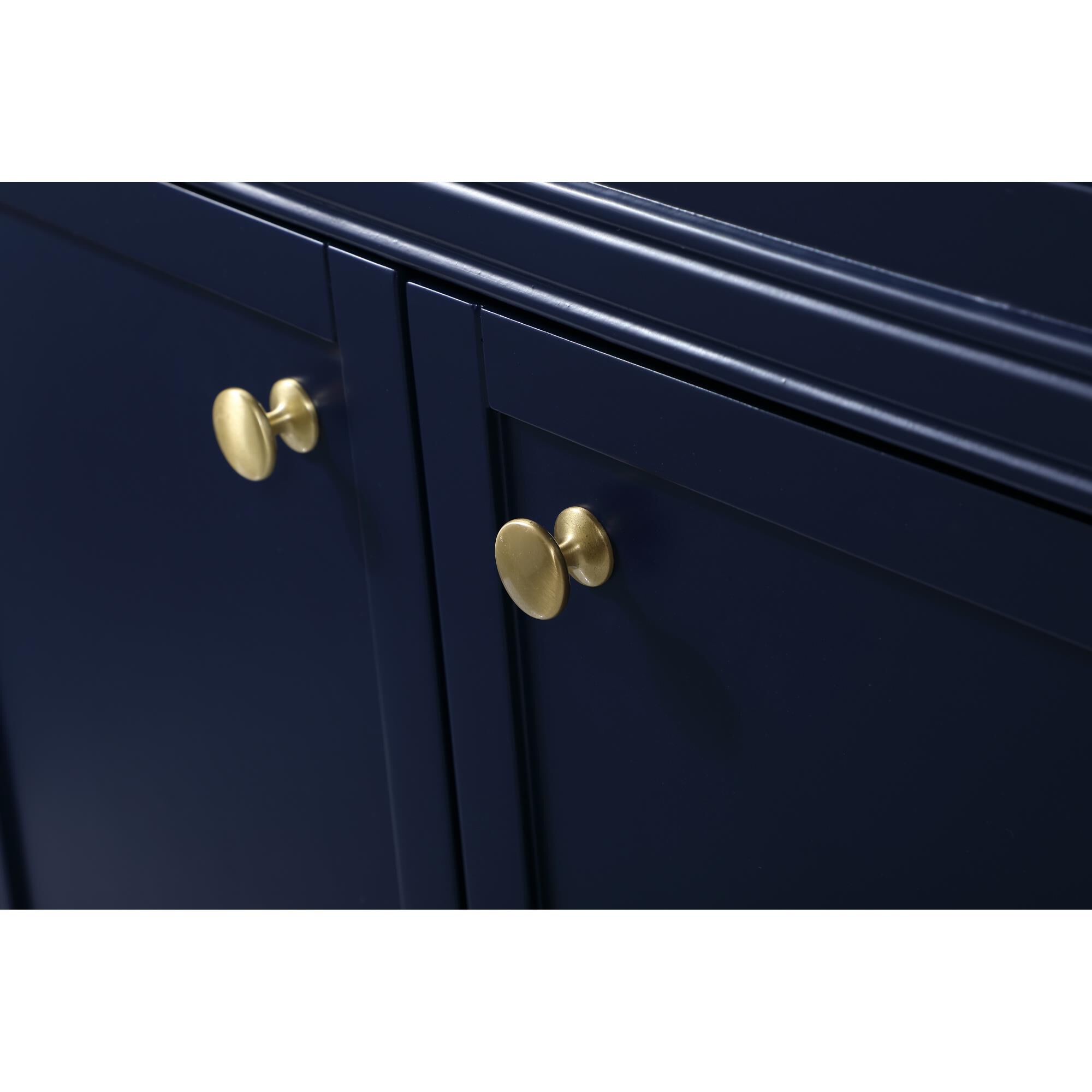 Shown in Blue finish