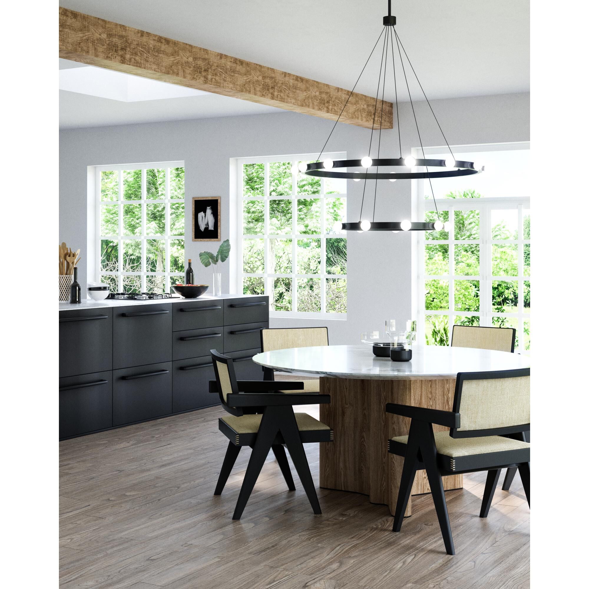 Kuzco Lighting Rezz 35 Inch LED Chandelier