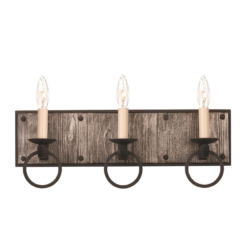 Laramie 19 Inch 3 Light Bath Vanity Light by Kalco Lighting
