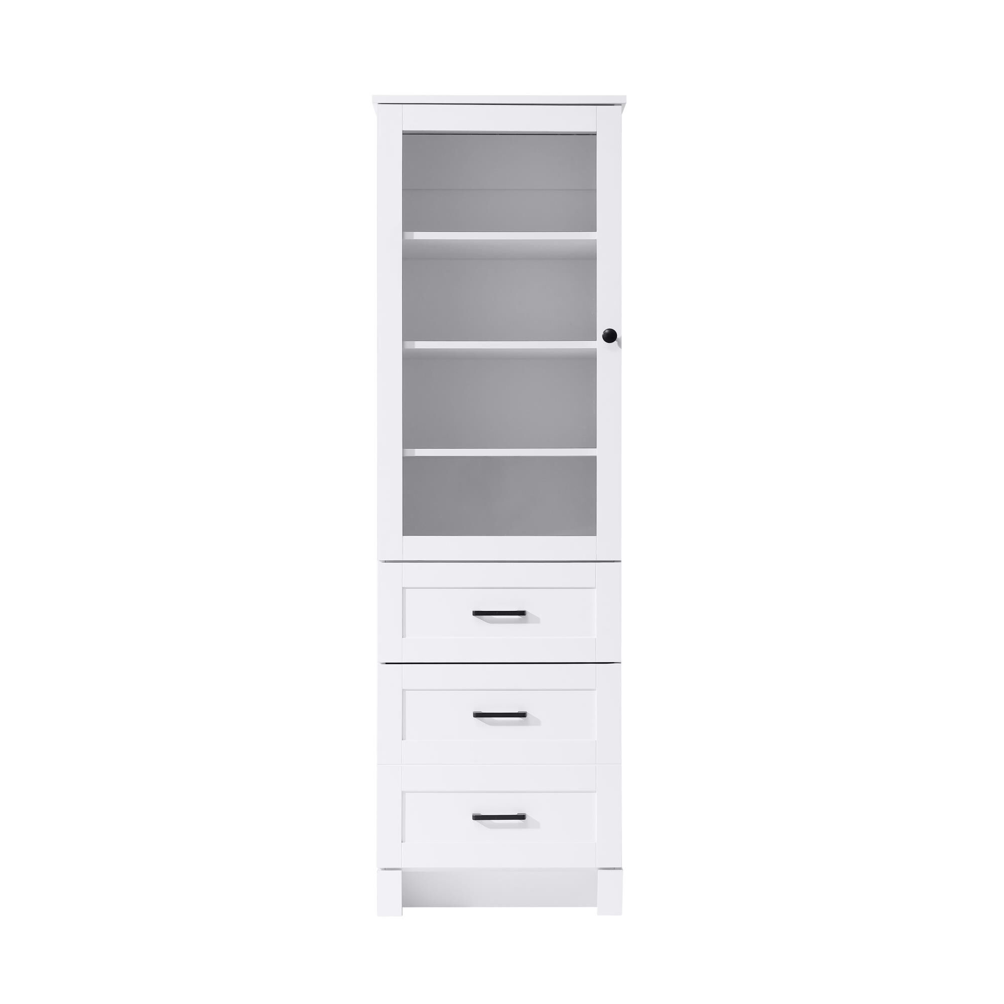 Shown in White finish