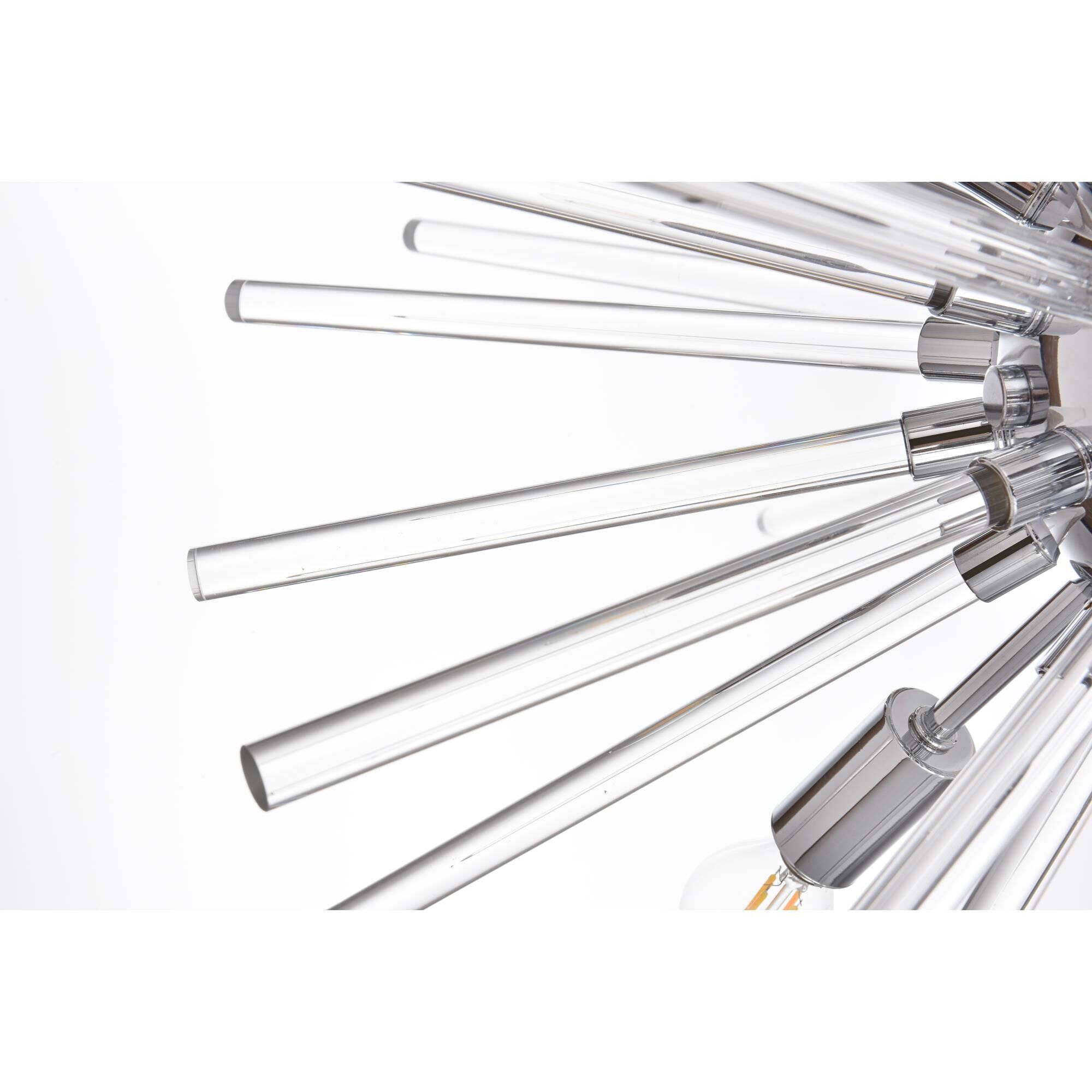 Sienna 32 Inch 10 Light Chandelier by Elegant Lighting