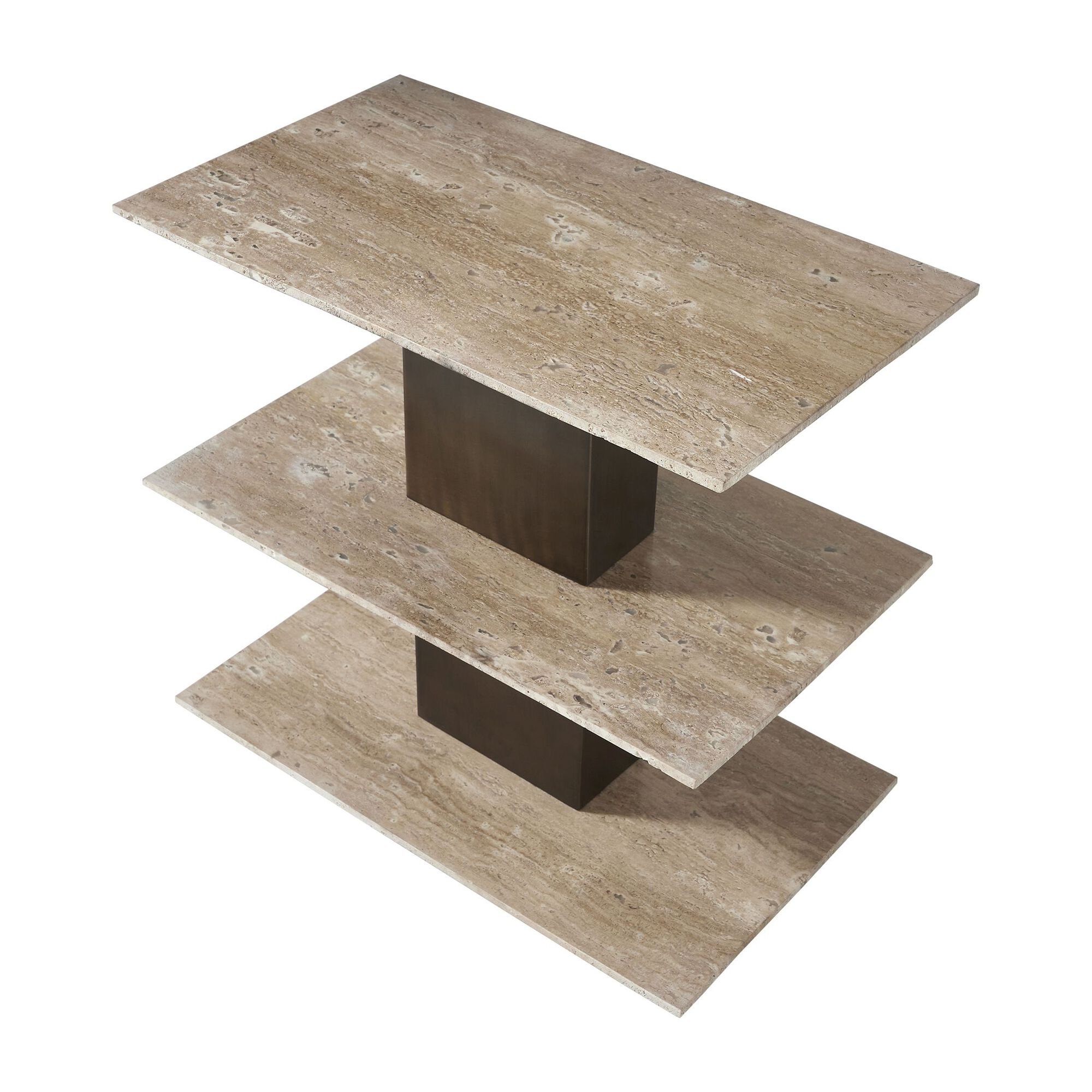 Travertini 22 Inch Accent Table,