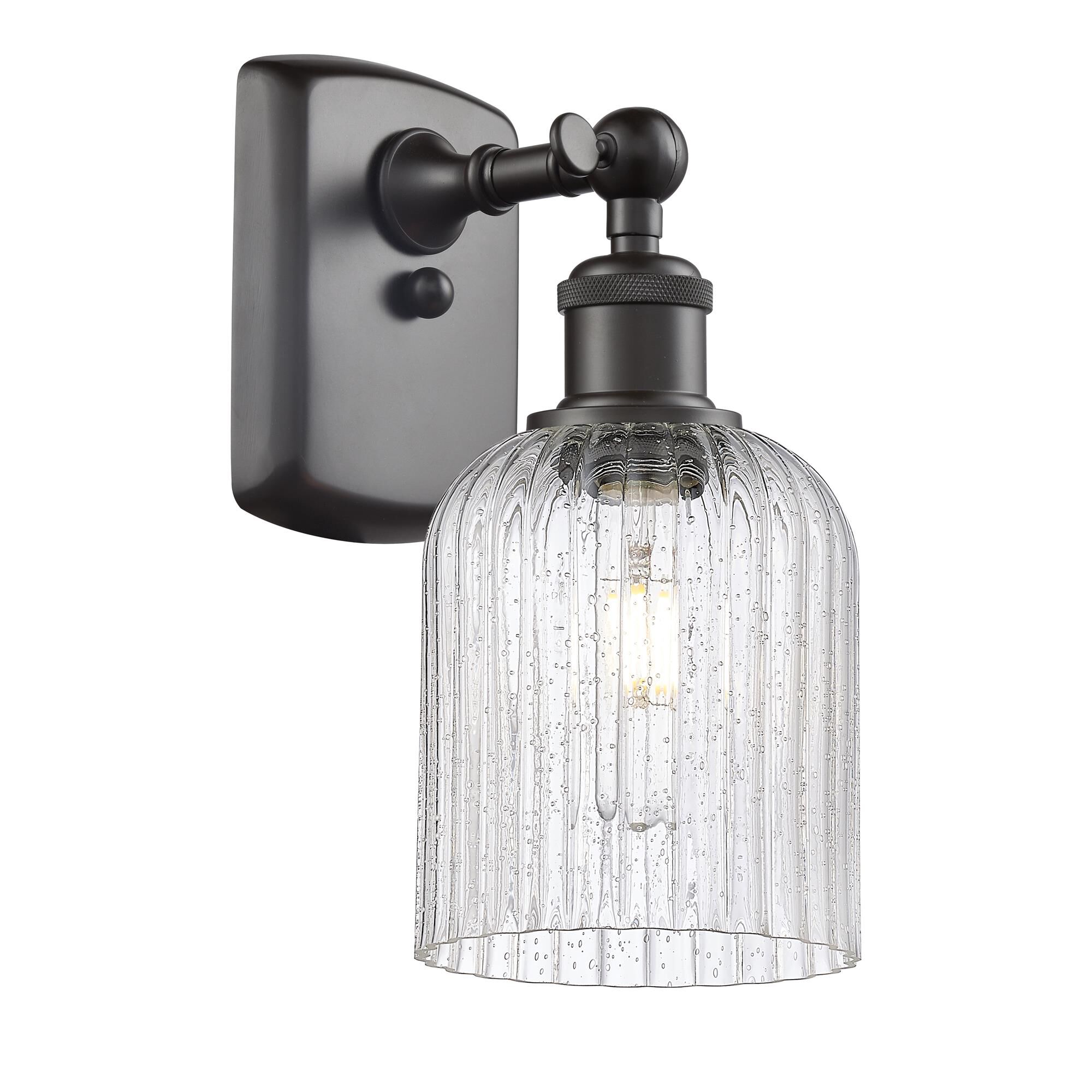 Shown in Oil Rubbed Bronze finish and Seedy shade