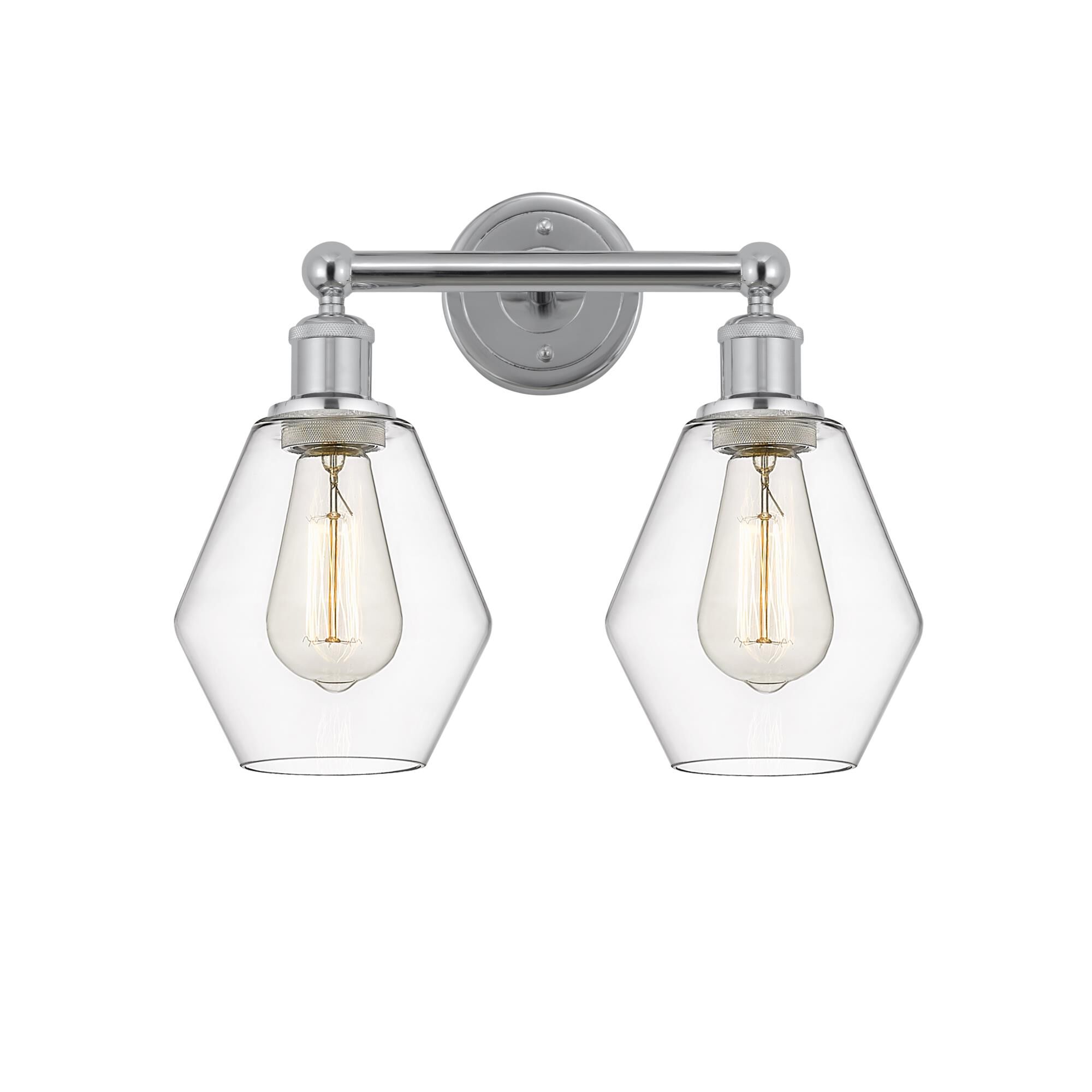 Shown in Polished Chrome, Clear finish and Clear glass and Clear Glass shade