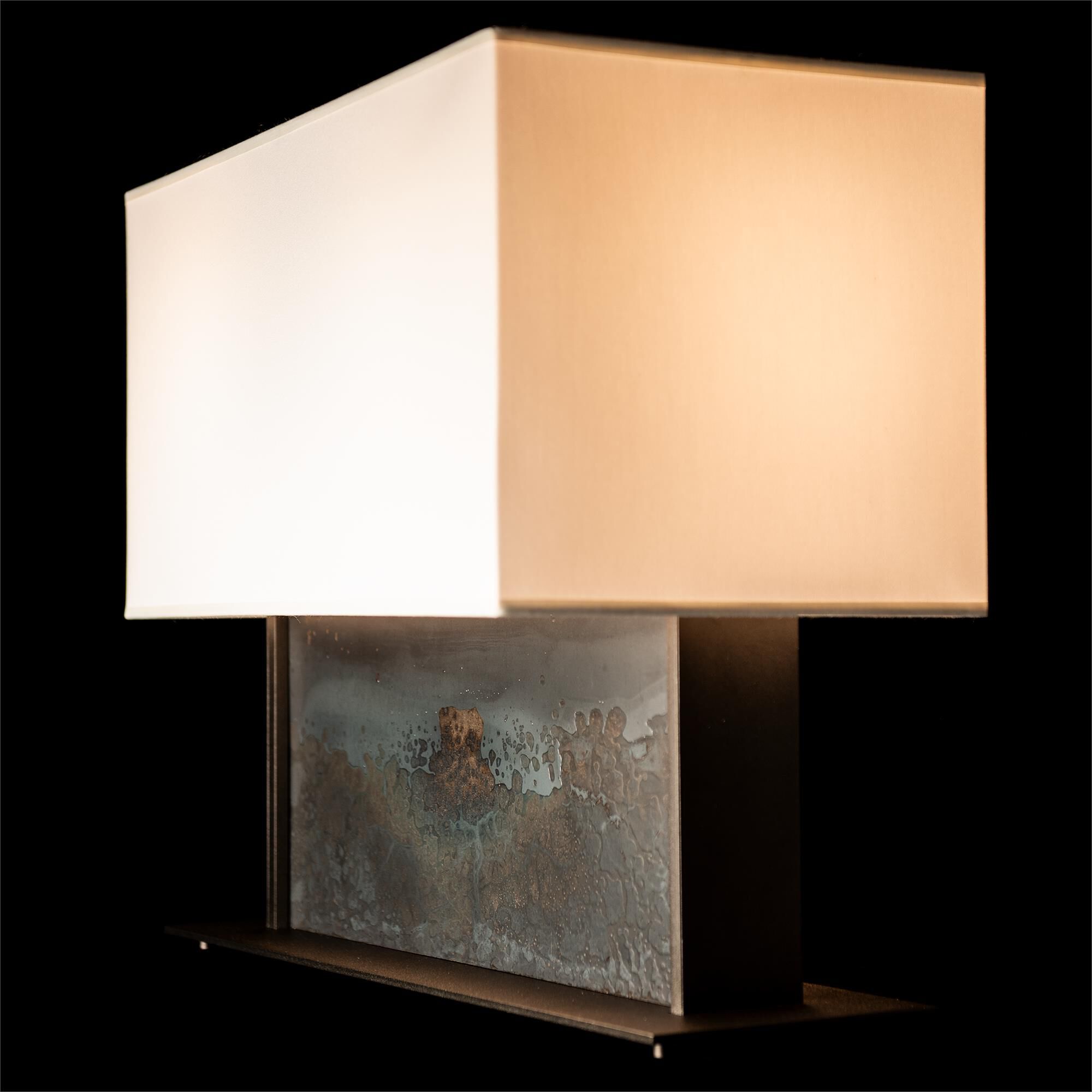 Shown in Oil Rubbed Bronze finish and White shade