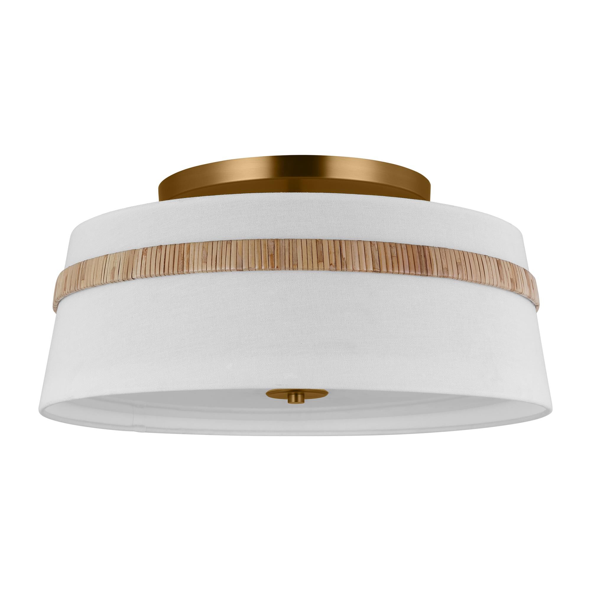 Alexa Hampton Cordtlandt 19 Inch 3 Light Semi Flush Mount,