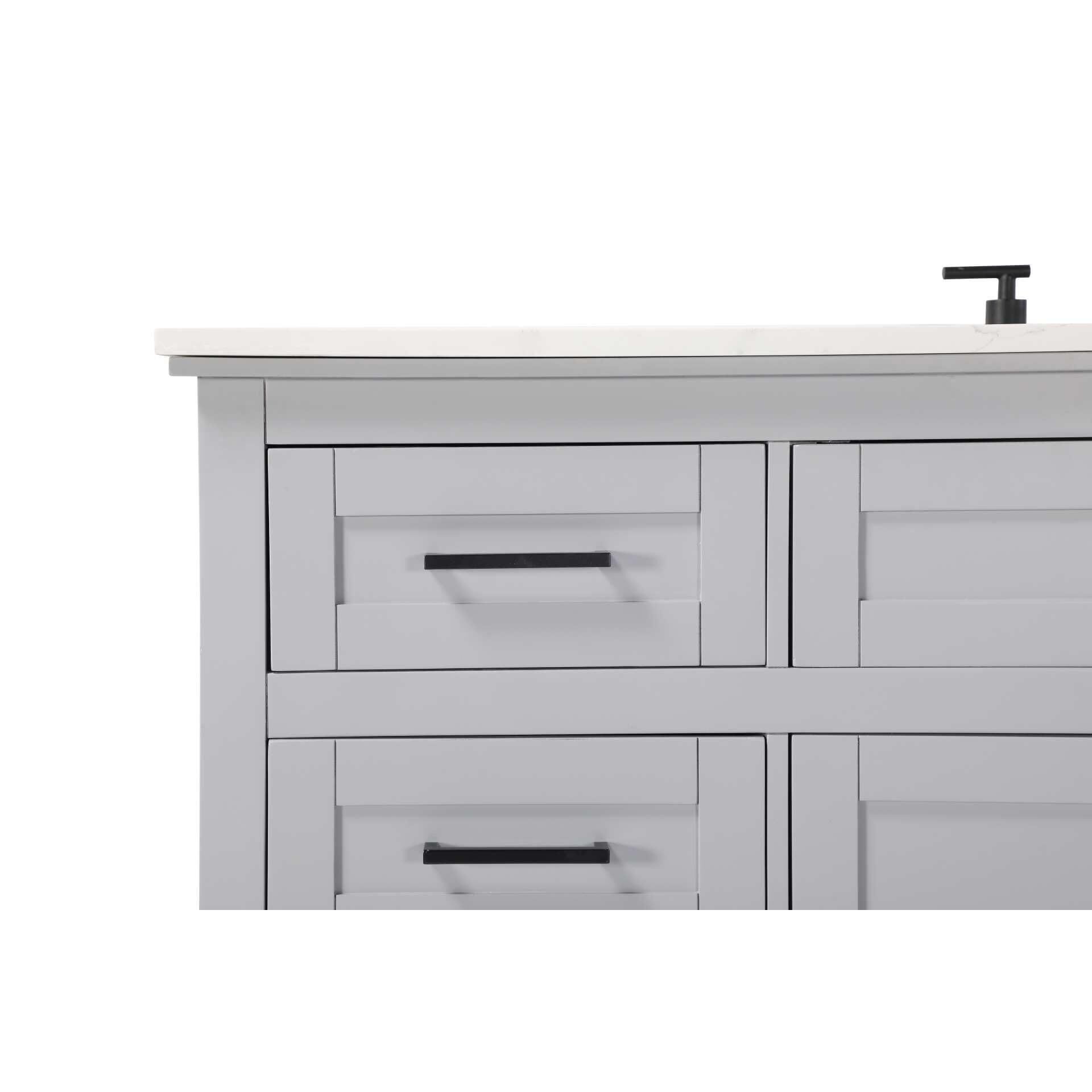 Shown in Grey finish