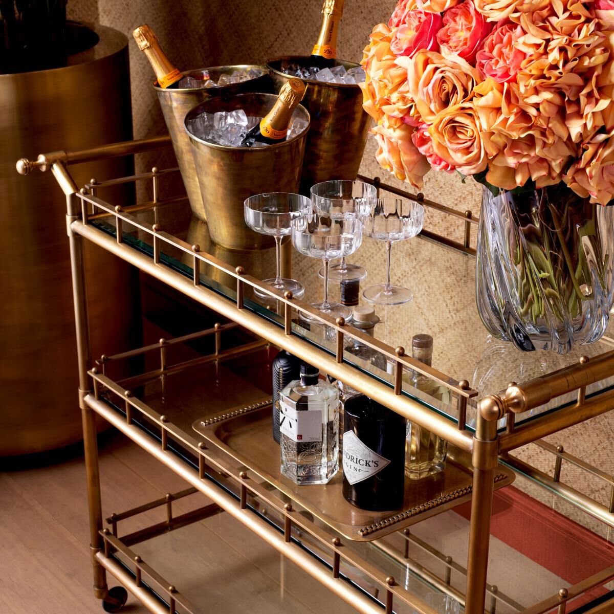 Shown in Vintage Brass finish