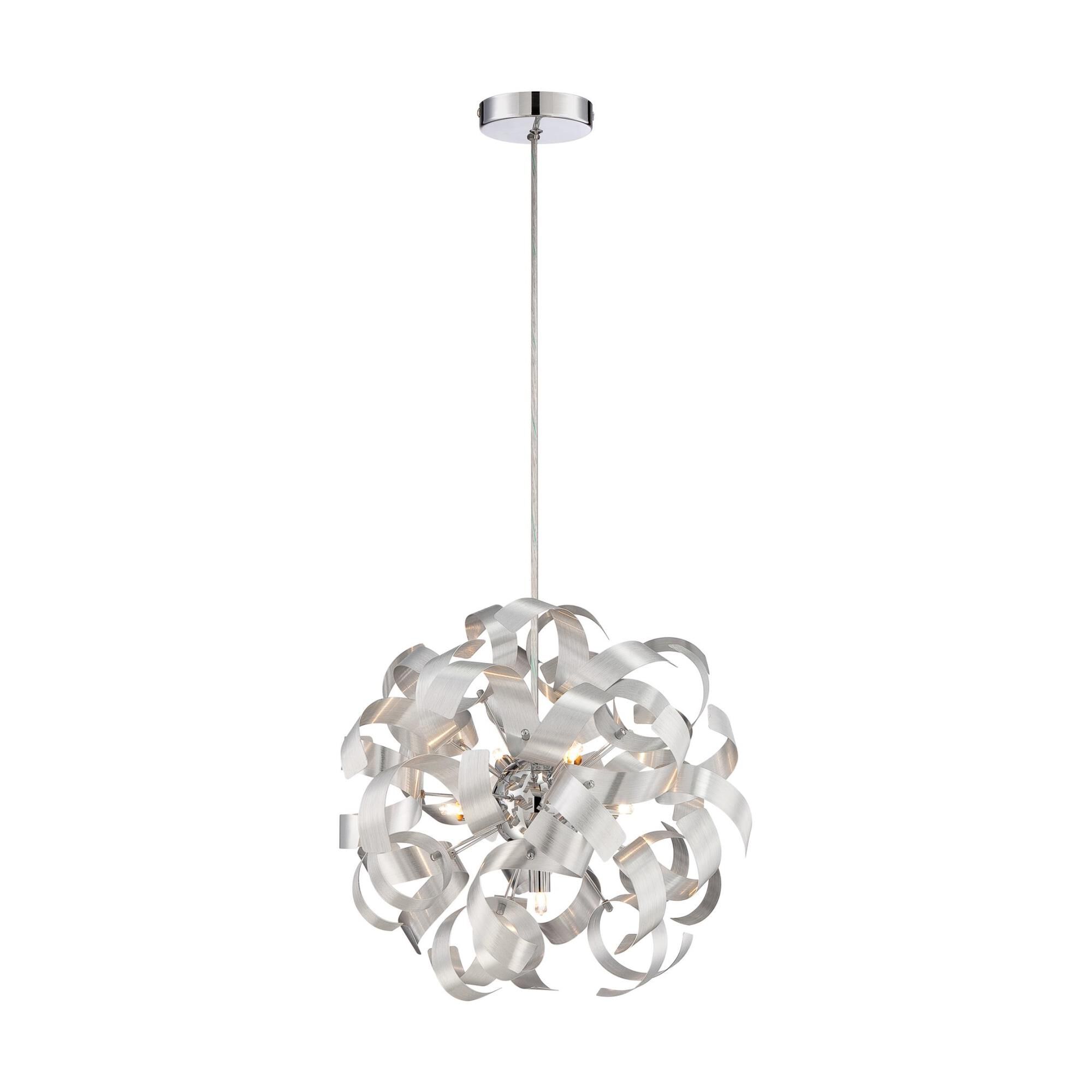 Platinum Collection Ribbons 17 Inch Large Pendant by Quoizel