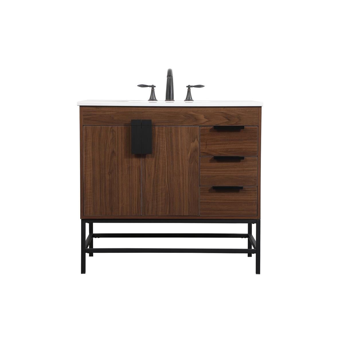 Shown in Walnut finish