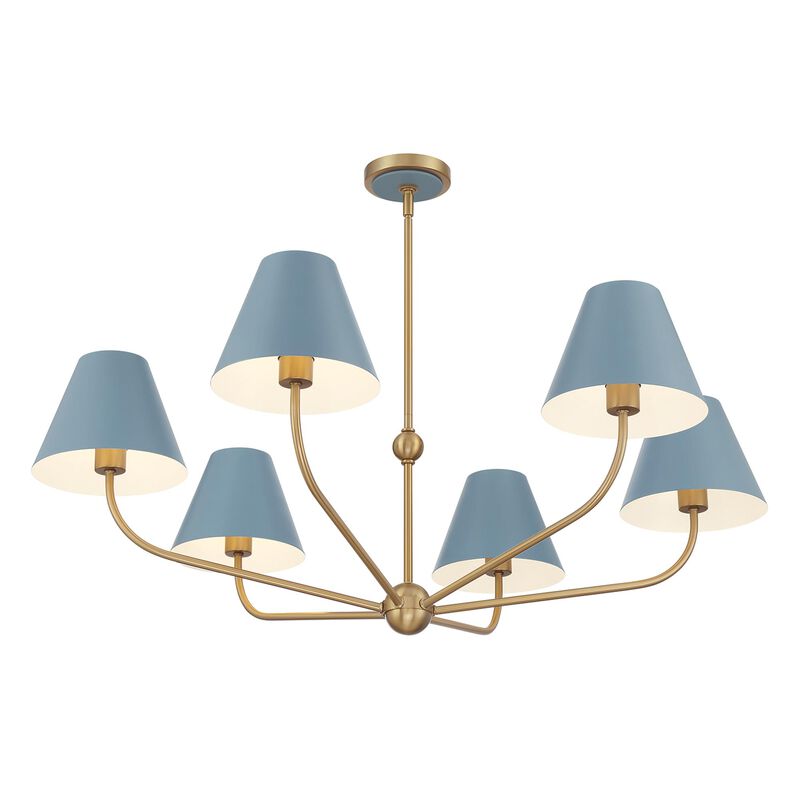 Xavier 40 Inch Chandelier by Crystorama