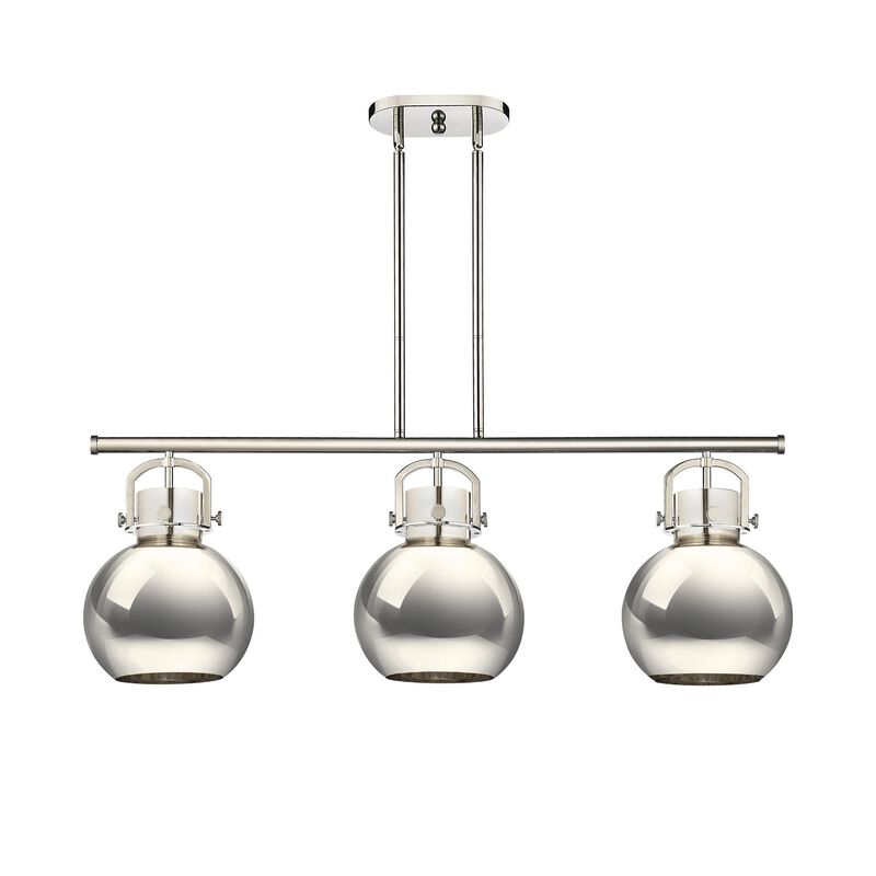 Bruno Marashlian Newton Sphere 42 Inch 3 Light Linear Suspension Light by Innovations Lighting