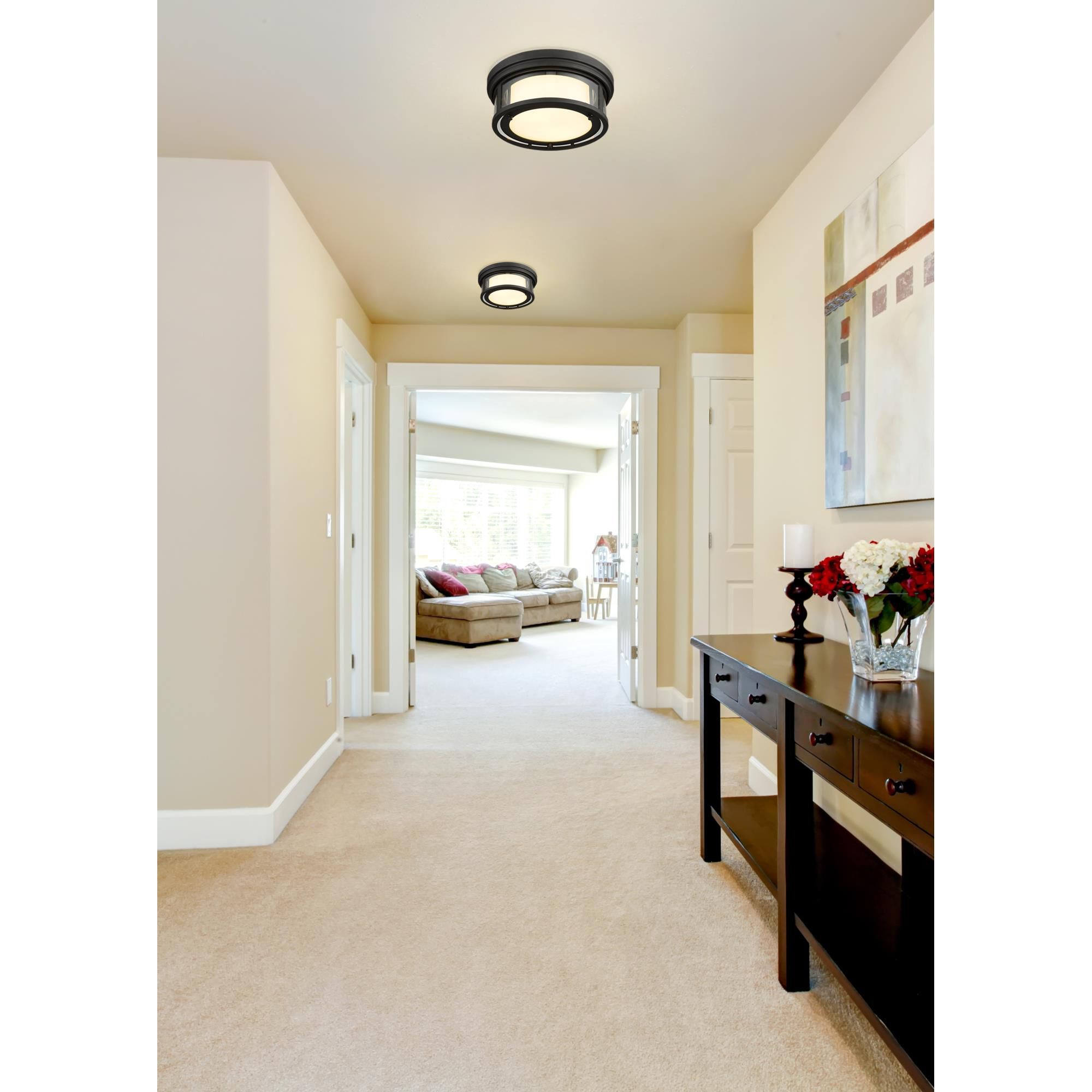 Willow 12 Inch 2 Light Flush Mount by Z-Lite