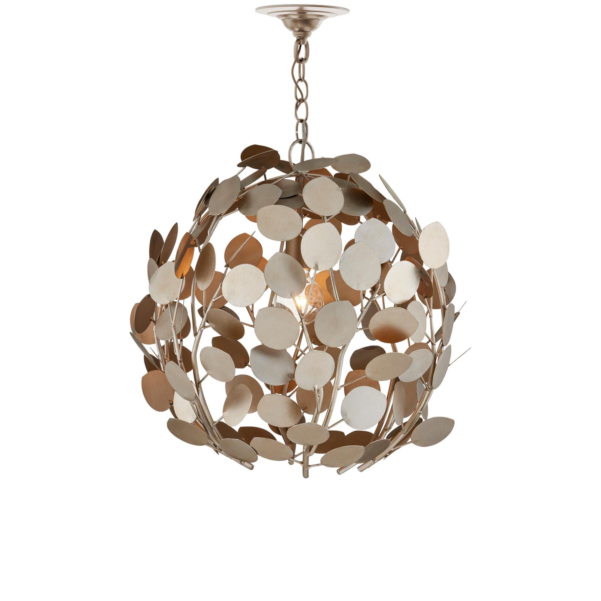 Lunaria 22 Inch Mini Chandelier by Currey and Company