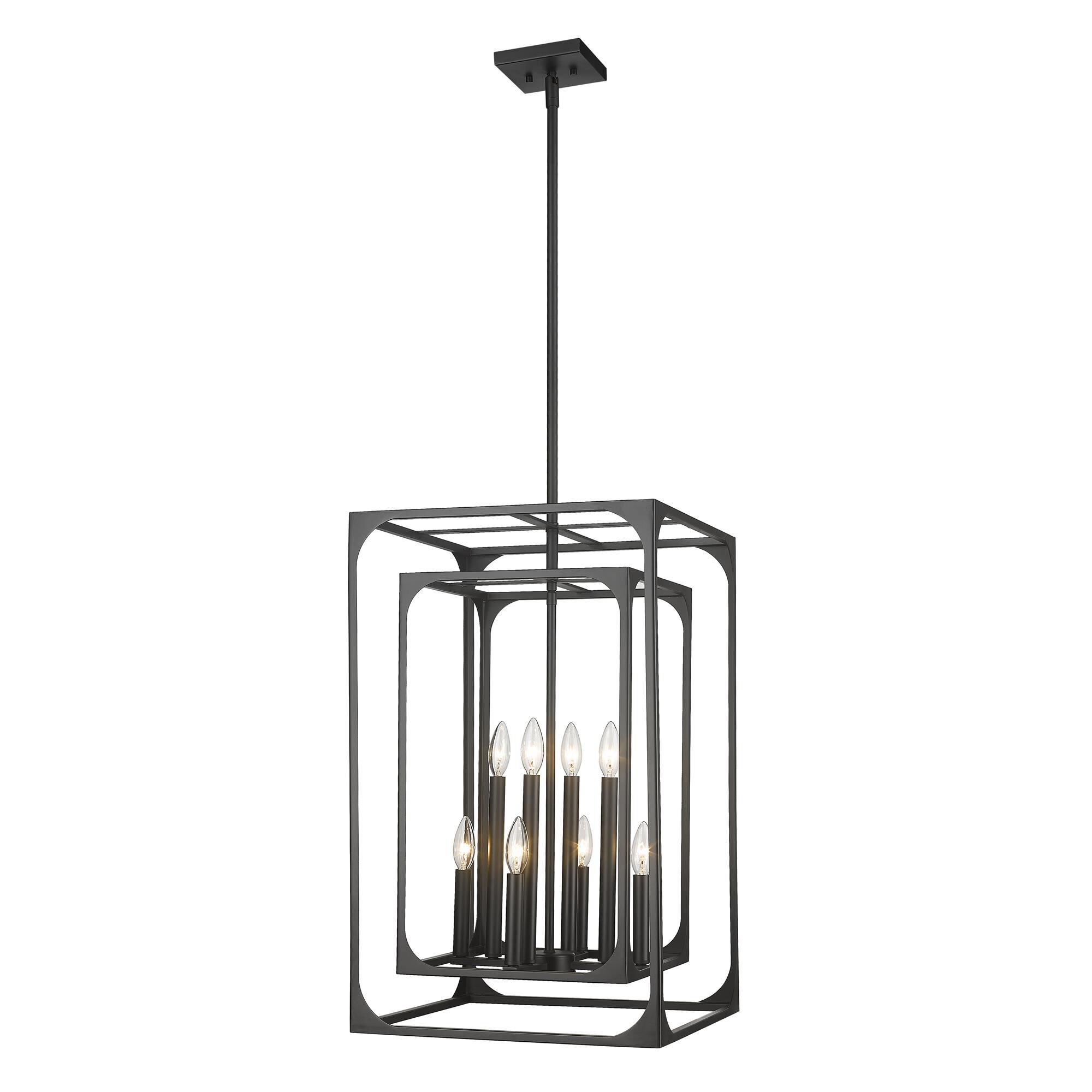 Shown in Matte Black finish and Steel shade