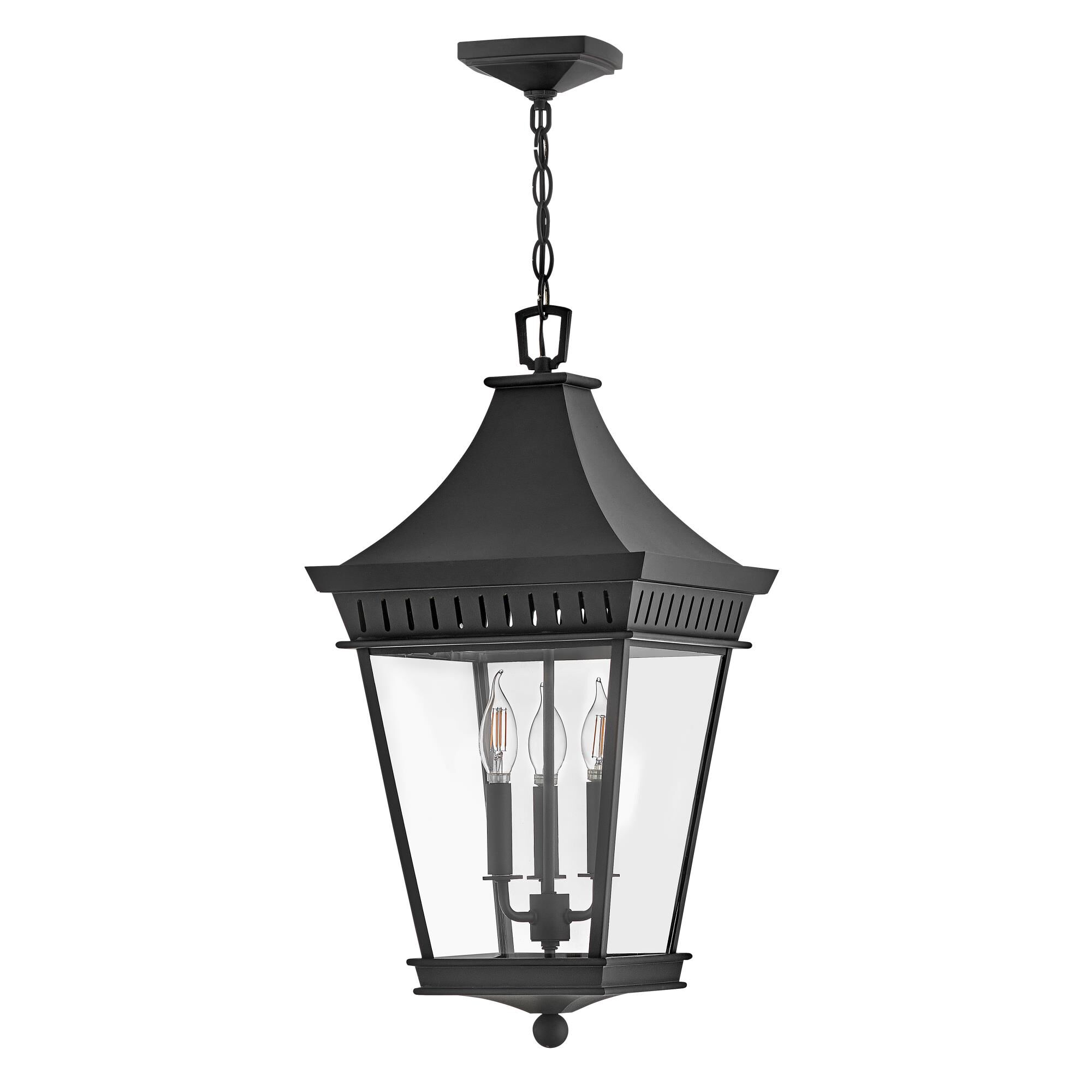Chapel Hill 26 Inch Tall 3 Light LED Outdoor Hanging Lantern by Hinkley Lighting