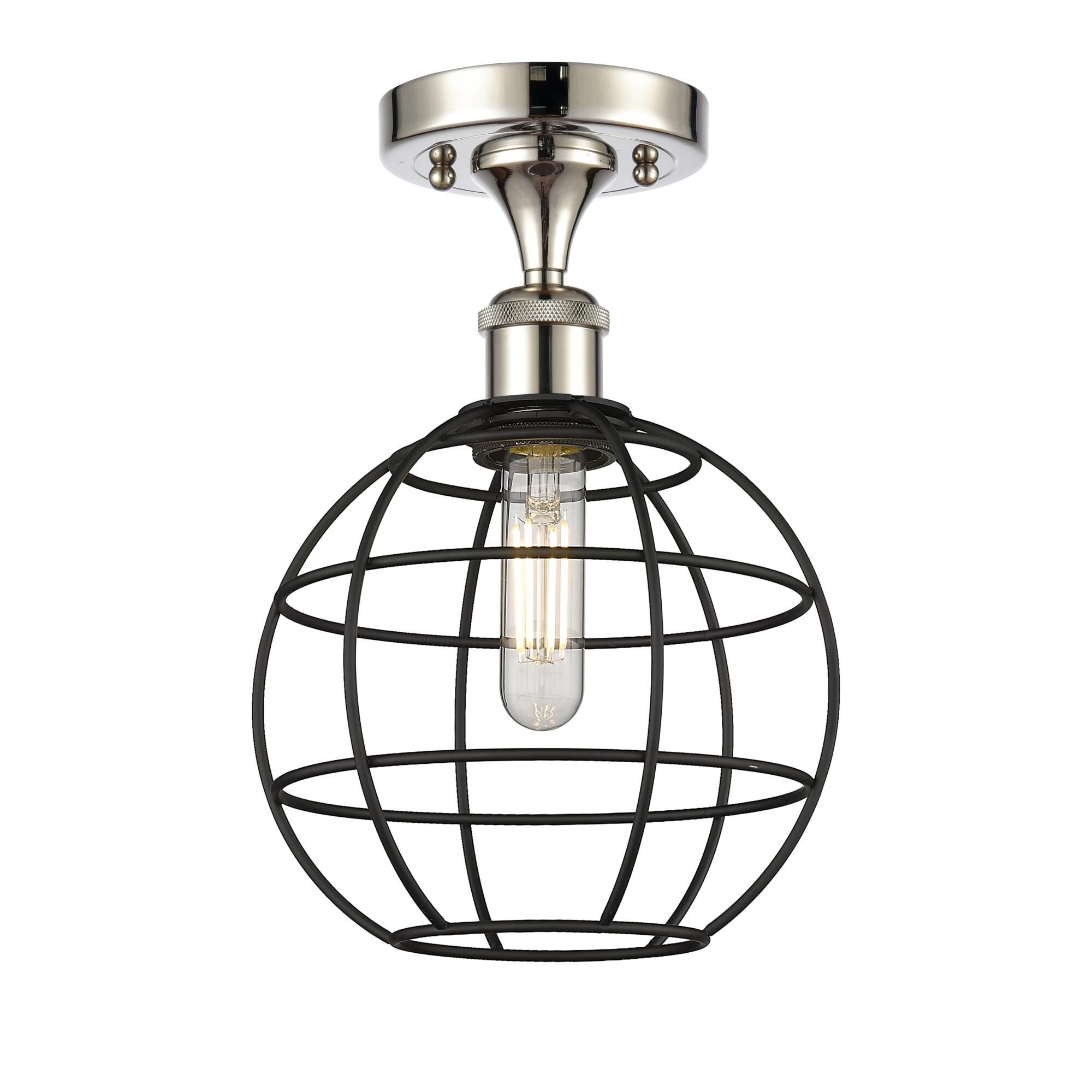 Bruno Marashlian Lake Placid 8 Inch 1 Light Semi Flush Mount by Innovations Lighting