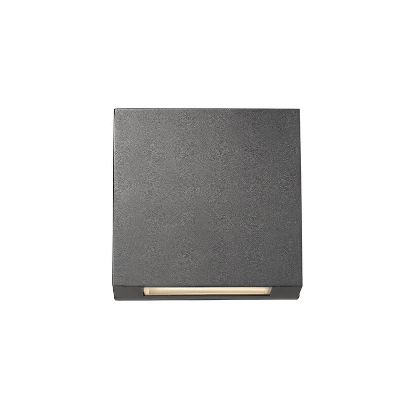 Quadrate 9 Inch Tall 2 Light LED Outdoor Wall Light by Z-Lite