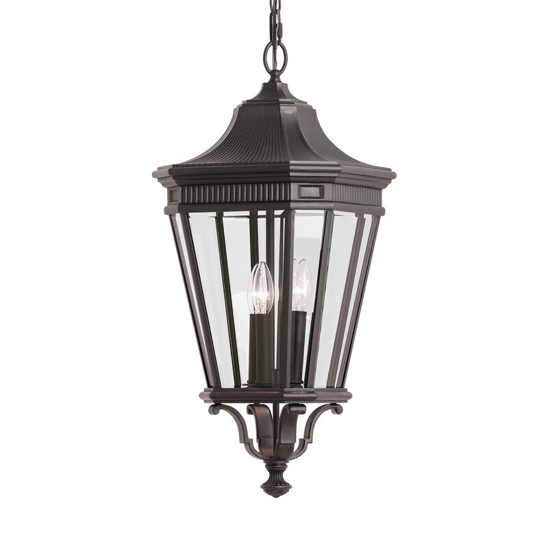 Cotswold Lane 26 Inch Tall 3 Light Outdoor Hanging Lantern by Generation Lighting