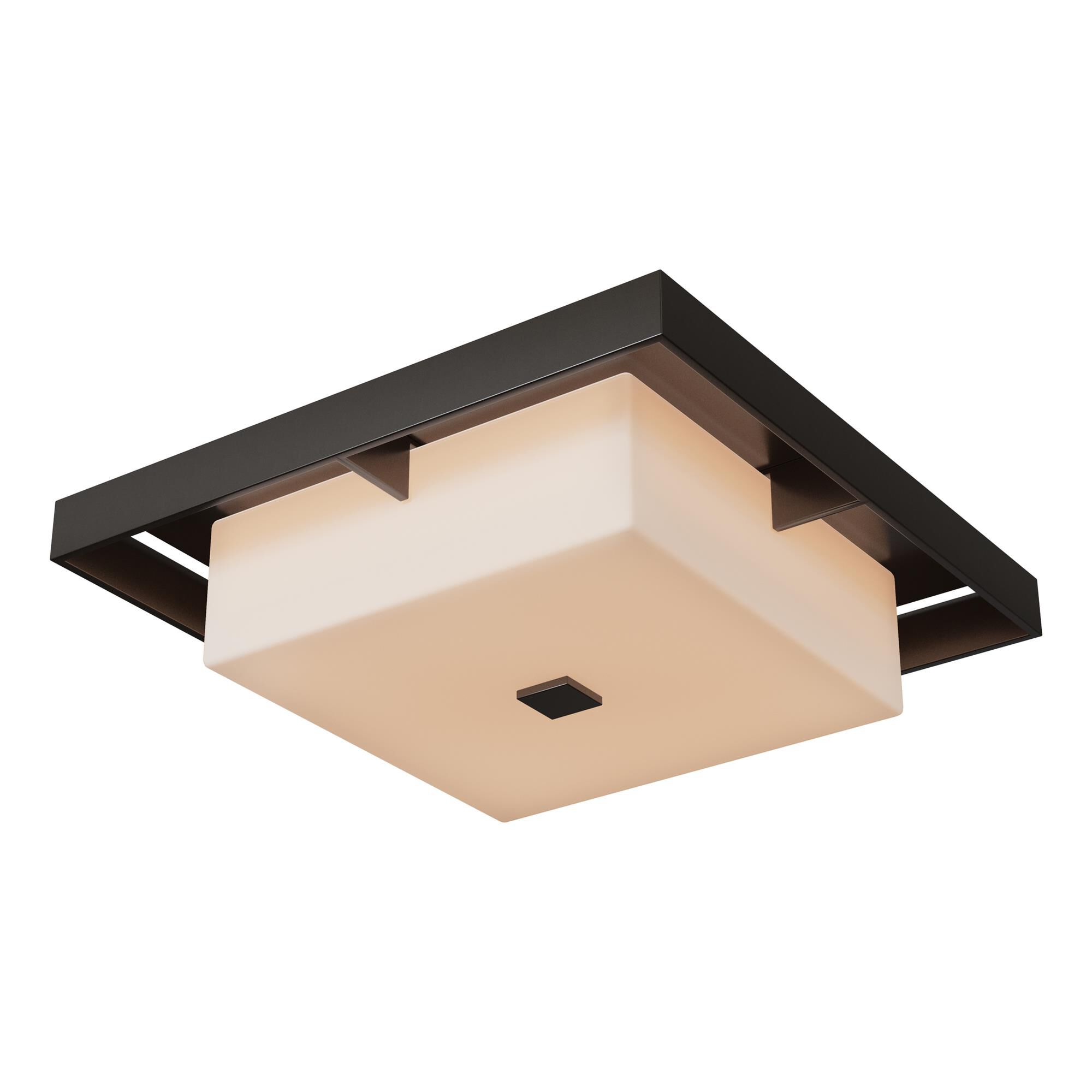 Shown in Oil Rubbed Bronze finish and Opal glass and Oil Rubbed Bronze accent