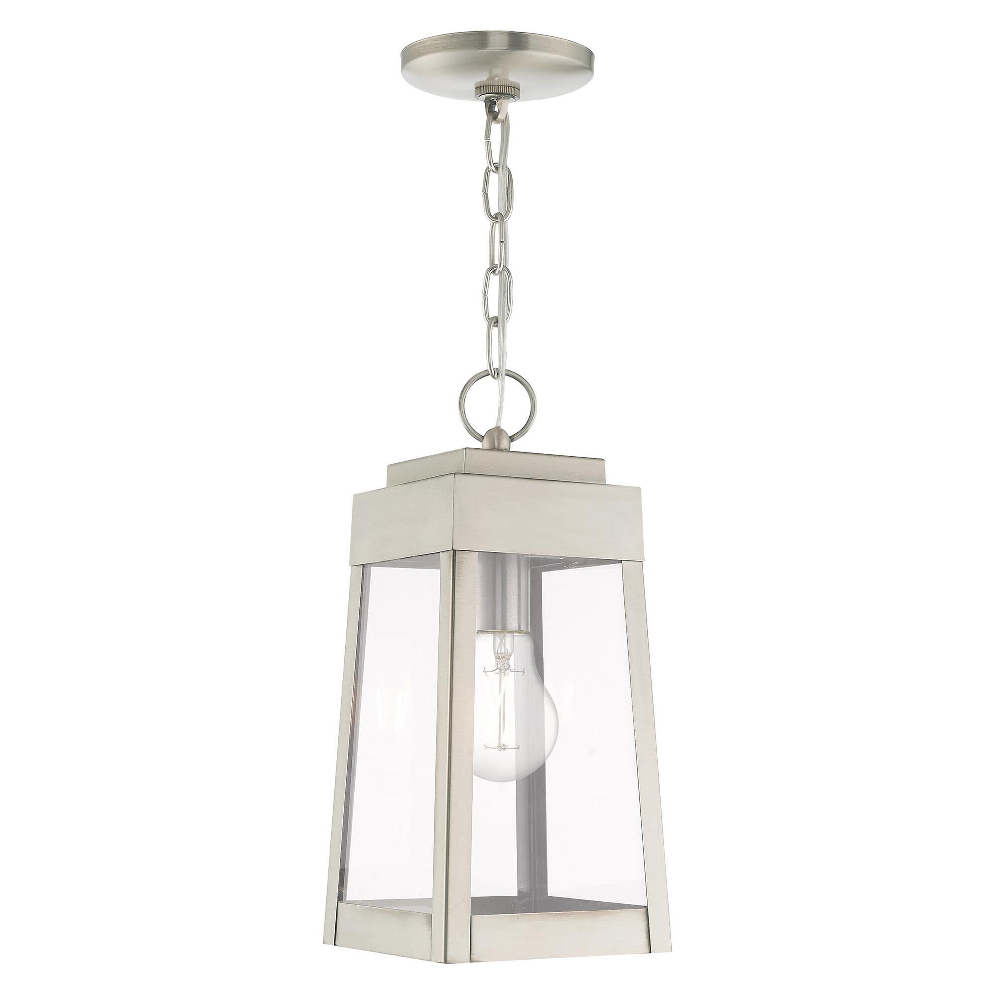 Oslo 14 Inch Tall 1 Light Outdoor Hanging Lantern by Livex Lighting