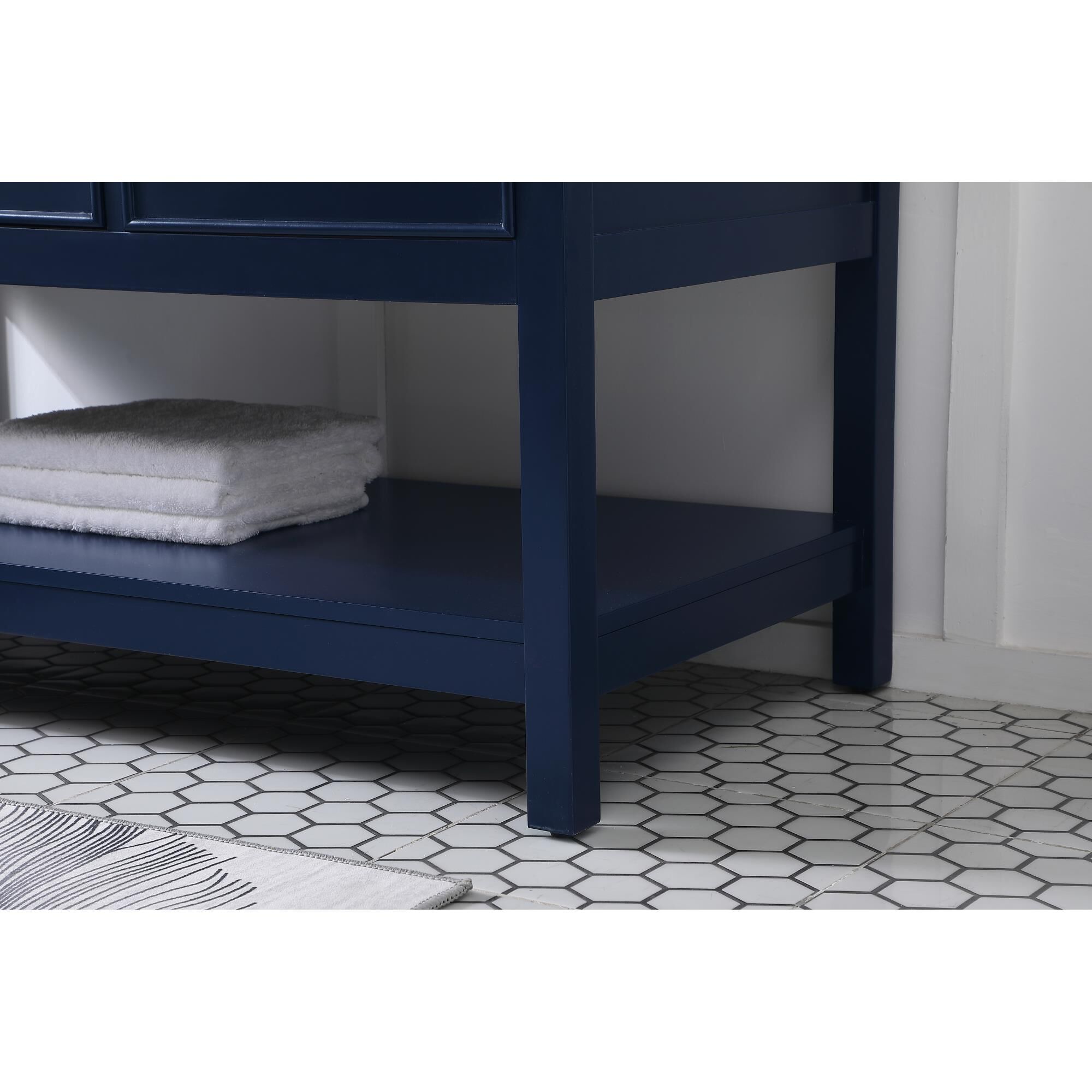 Shown in Blue finish