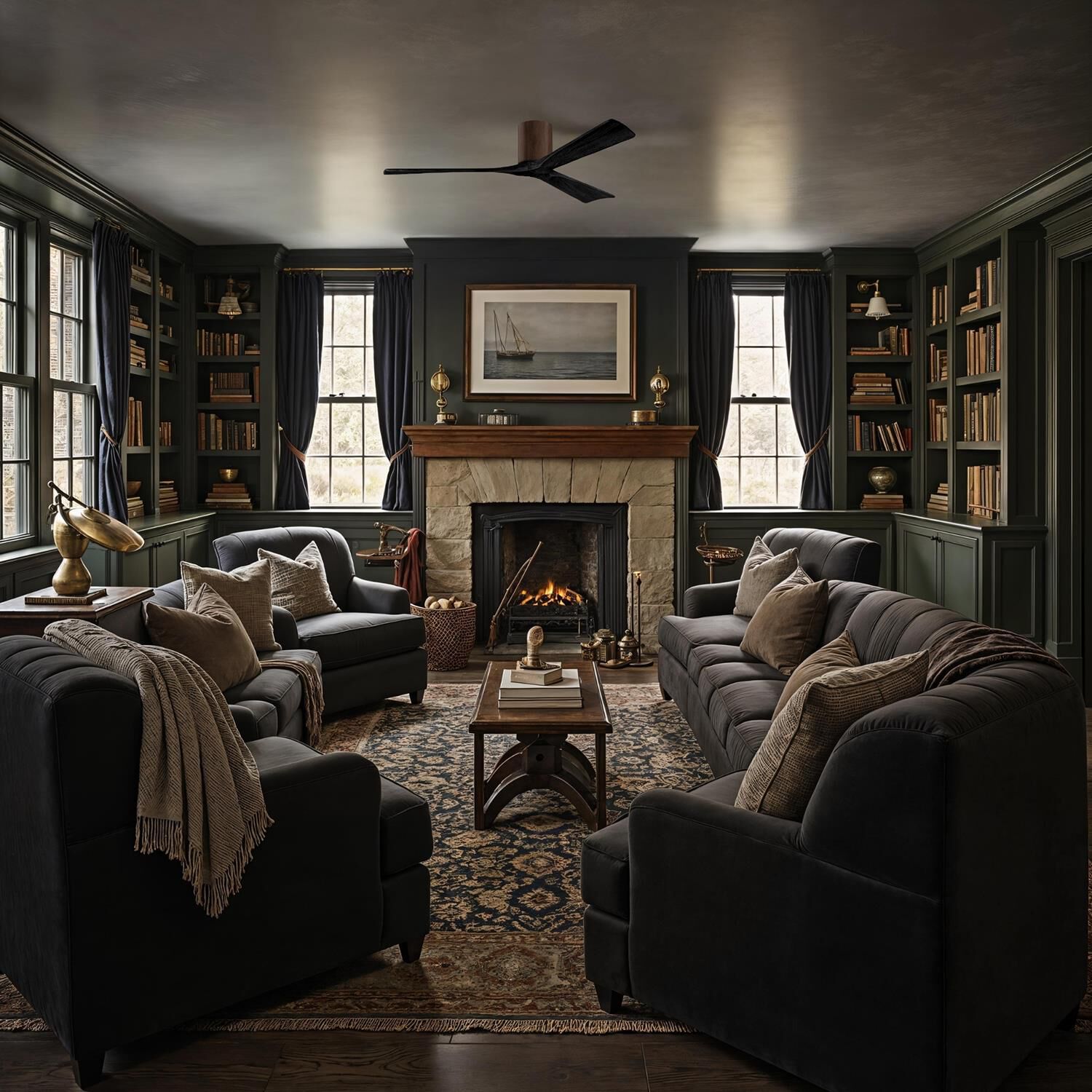 Shown in Walnut finish