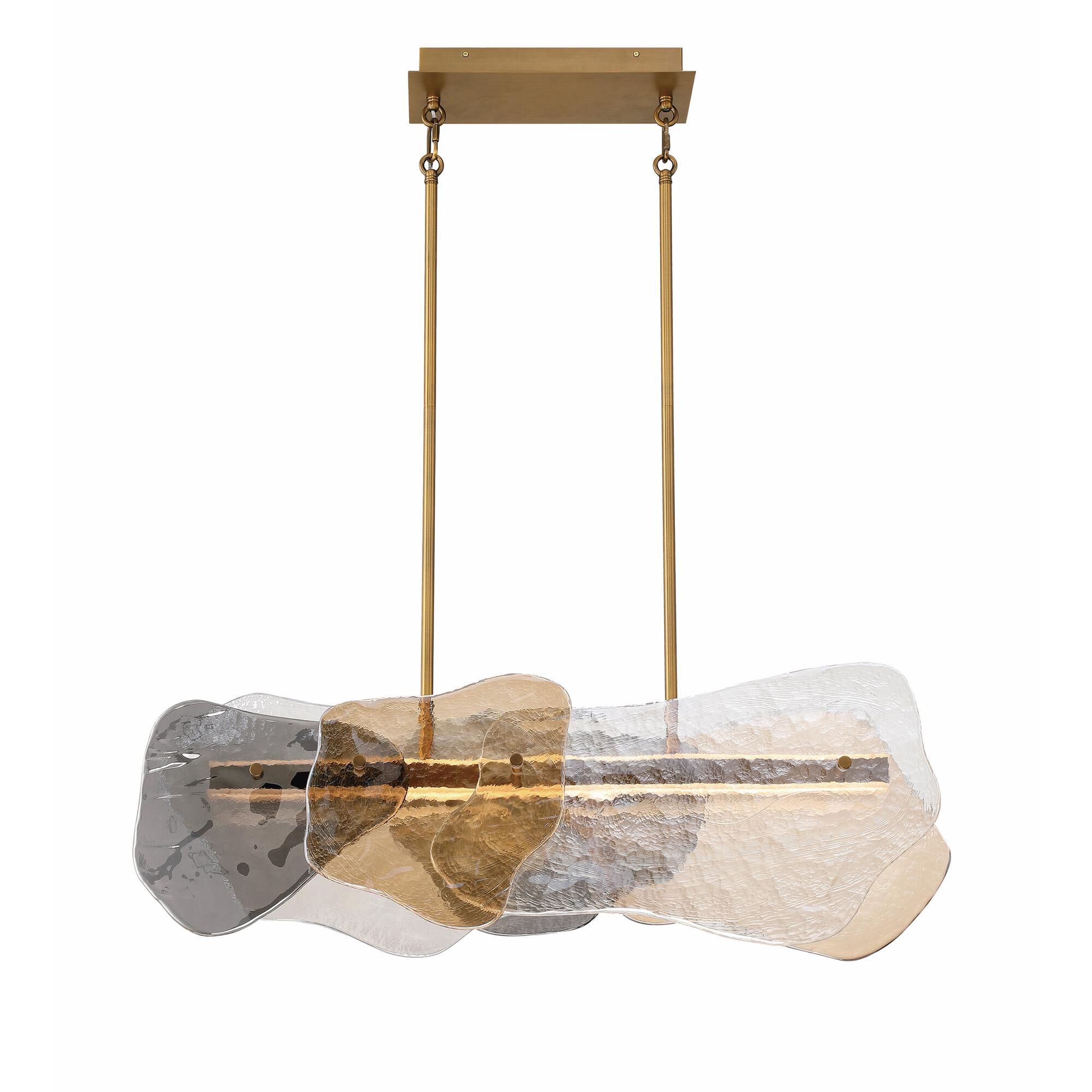Grotto Small Linear Chandelier,