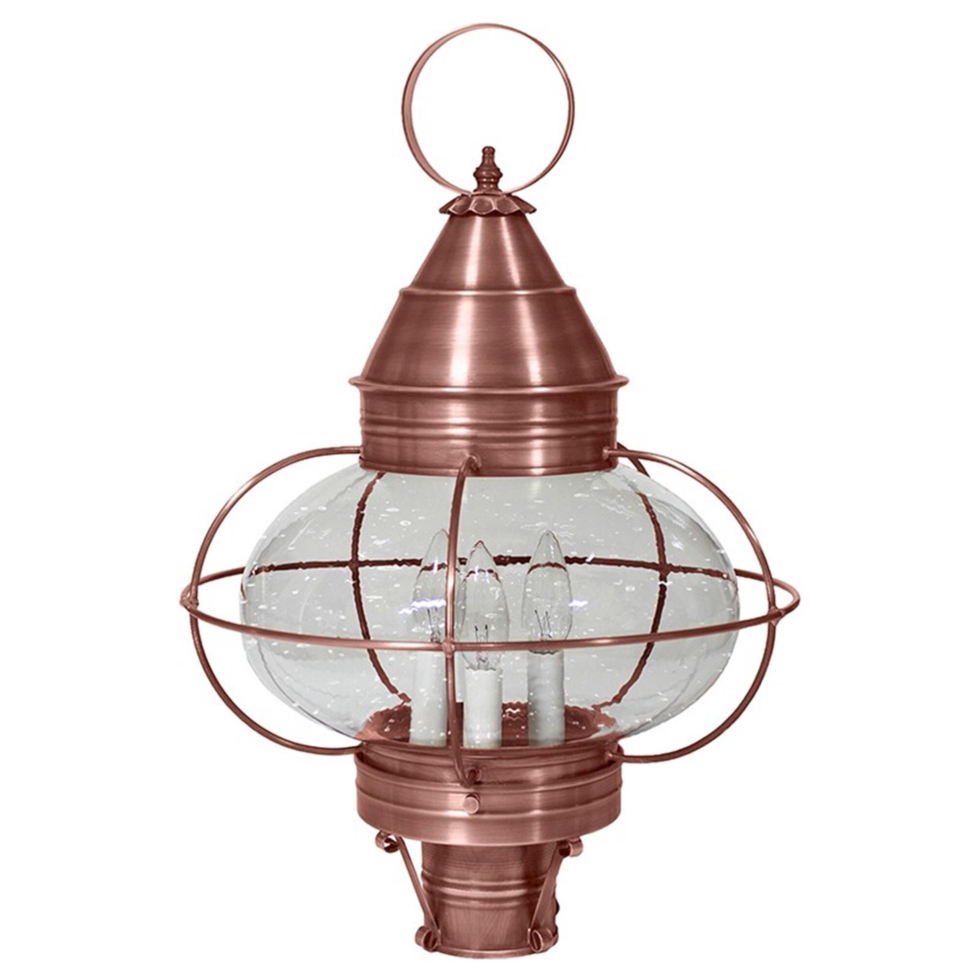 Onion 22 Inch 3 Light Outdoor Post Lamp,