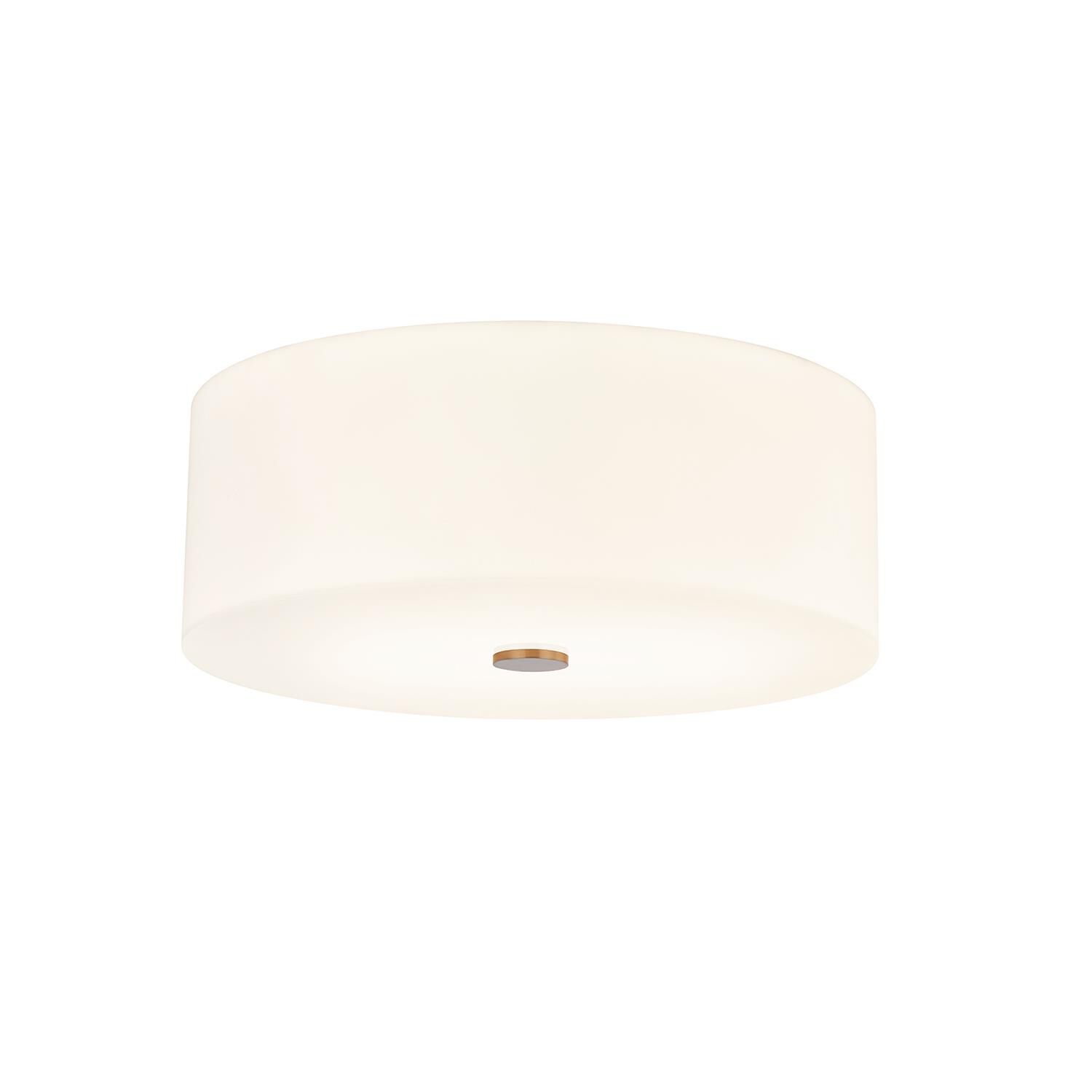 Acryluxe Classic 18 Inch Flush Mount by Justice Design Group