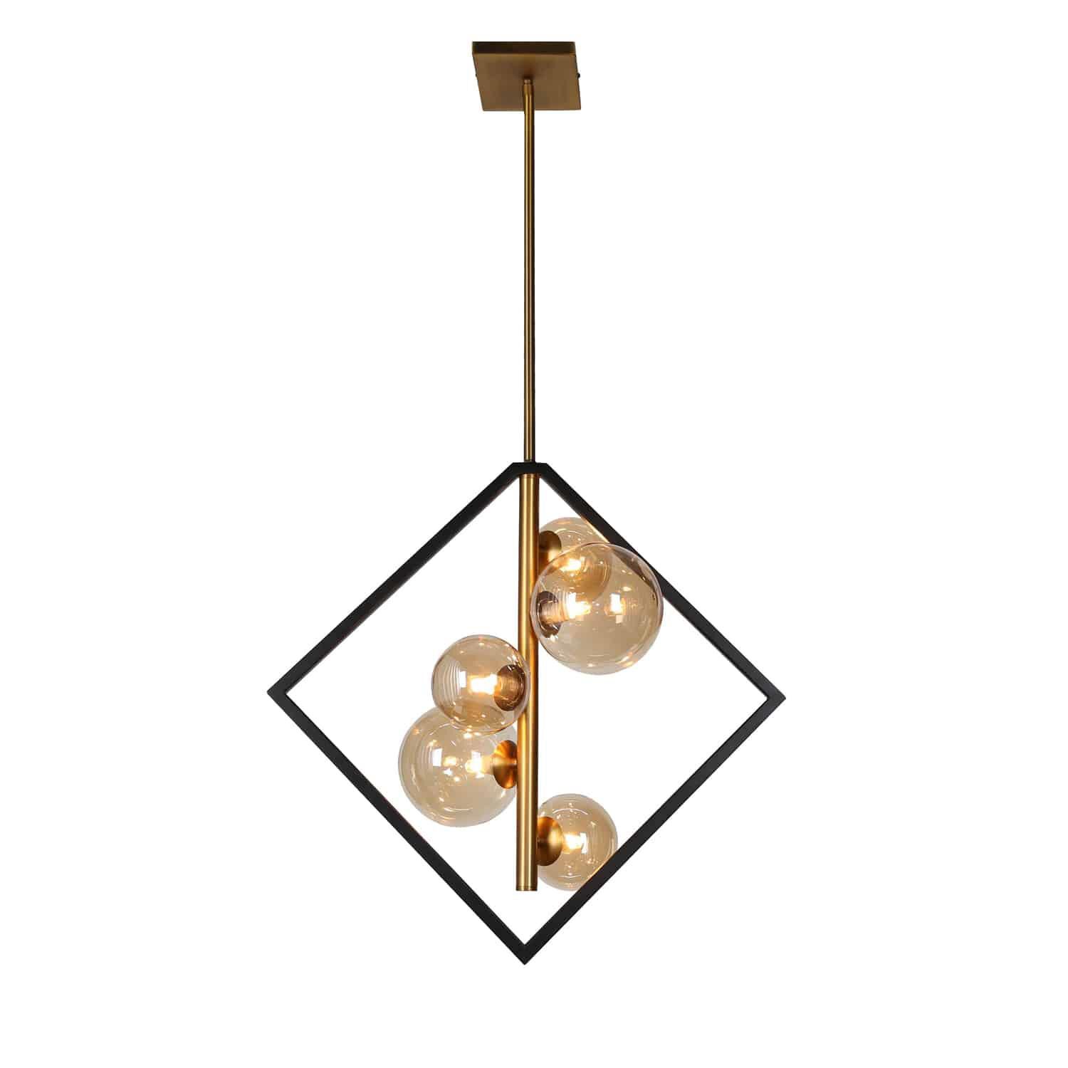 Glasgow 21 Inch 5 Light Linear Suspension Light by Dainolite