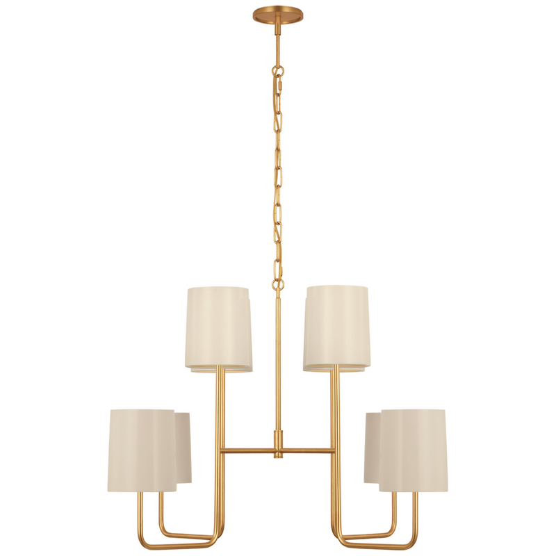 Barbara Barry Go Lightly 30 Inch 8 Light LED Chandelier by Visual Comfort Signature Collection