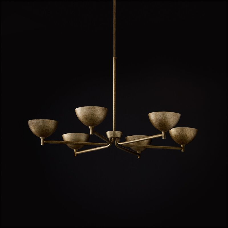 Francesca 34 Inch Chandelier by Capital Lighting