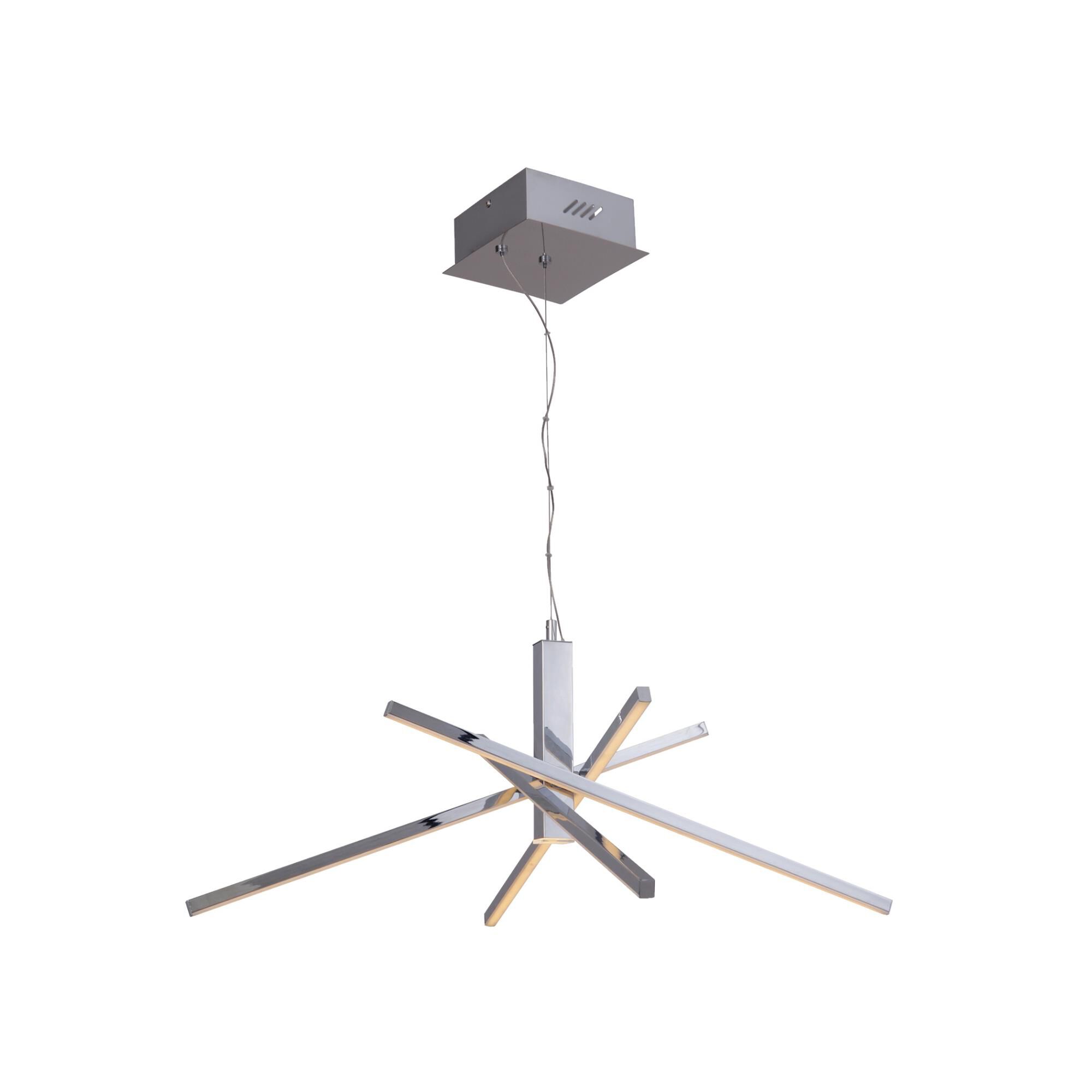 Pinnacle 28 Inch 5 Light LED Chandelier by Craftmade