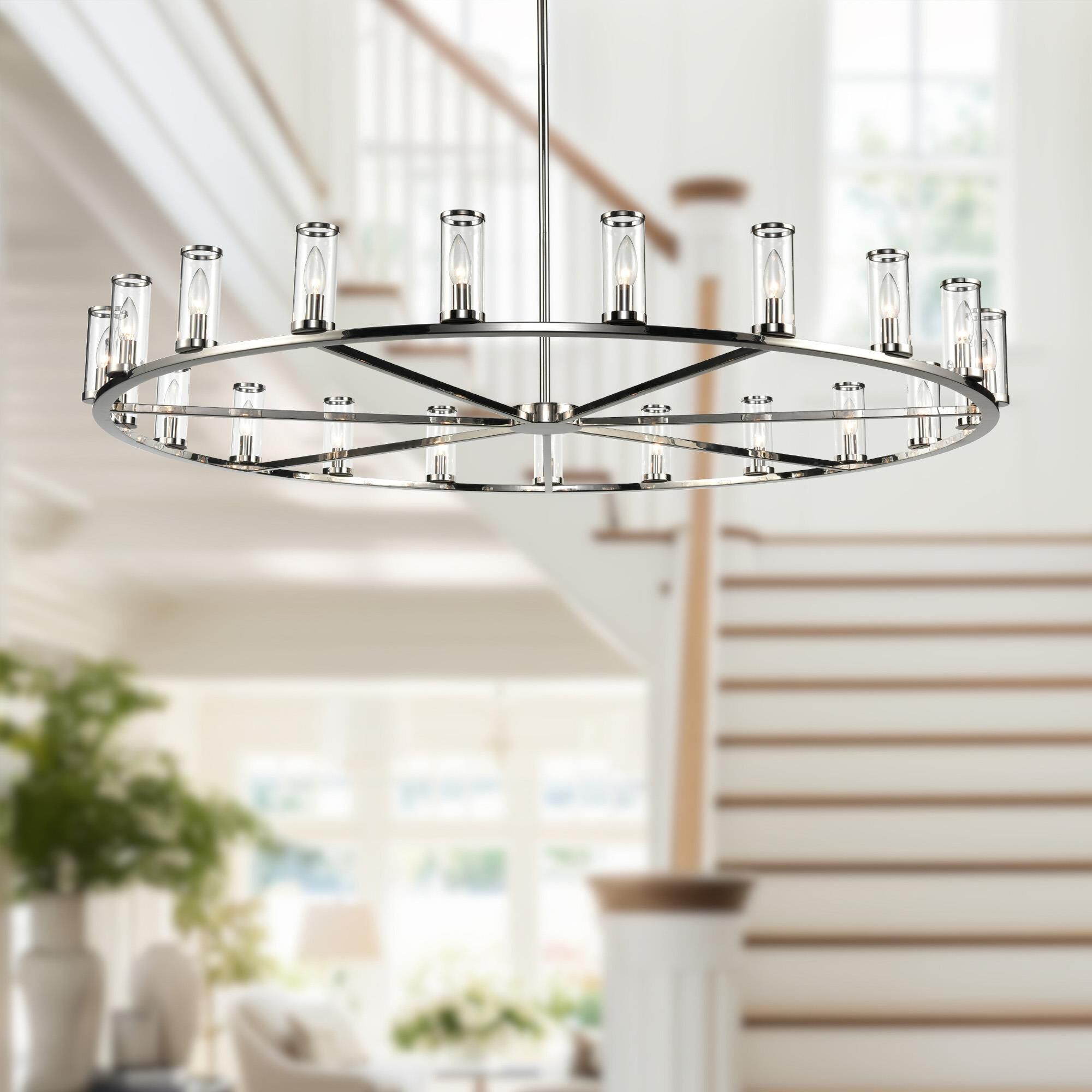 Revolve 60 Inch 21 Light Chandelier by Alora Lighting