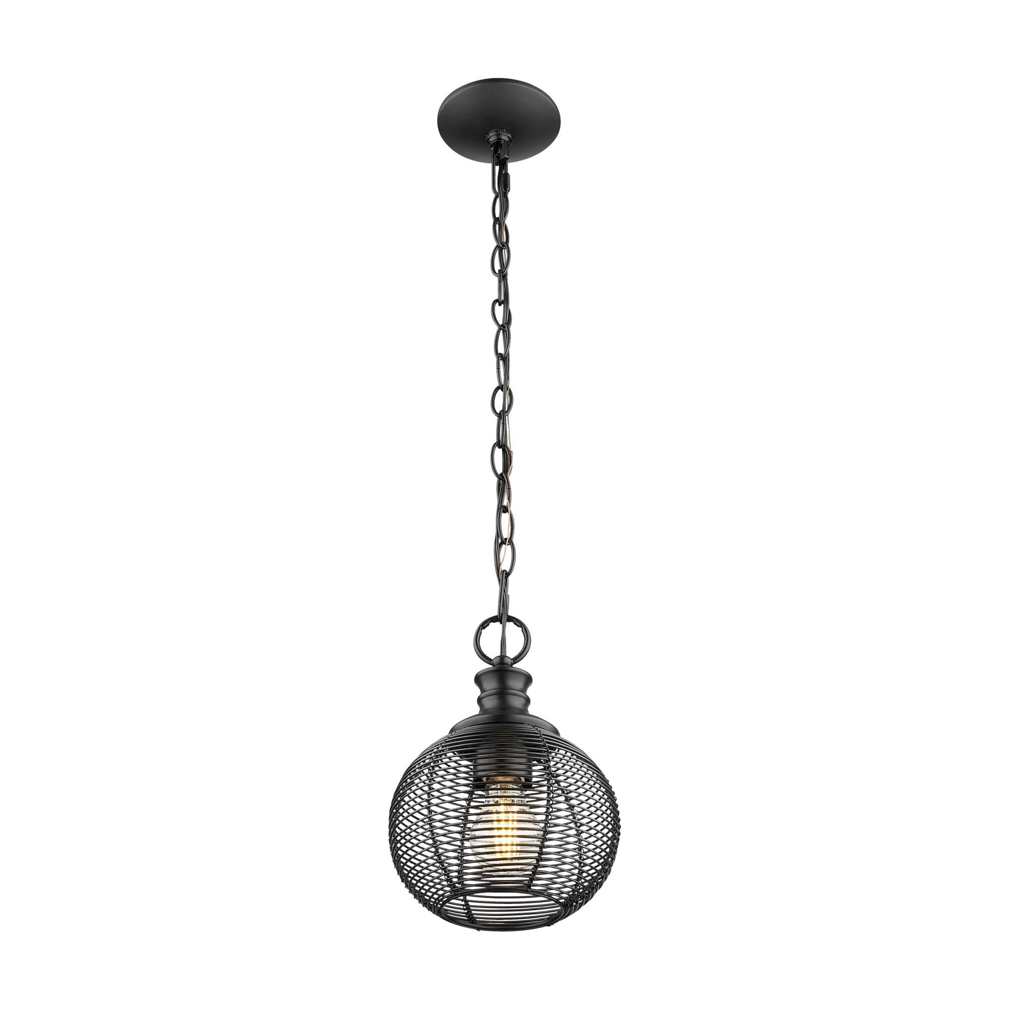 Calypso 8 Inch Mini Pendant by Golden Lighting